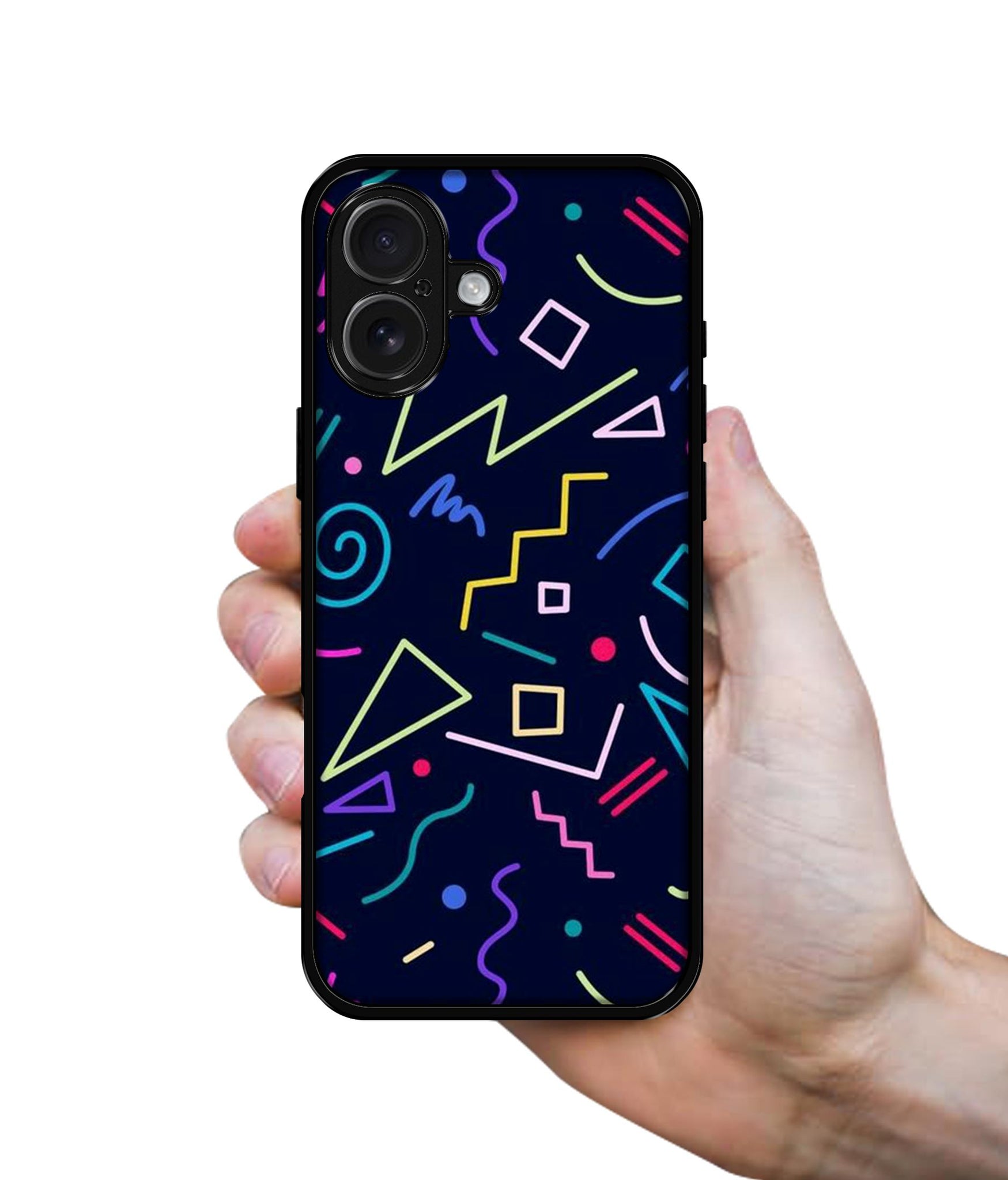 Retro Abstract Designer 2D Printed Back Case Cover for Apple iPhone 17