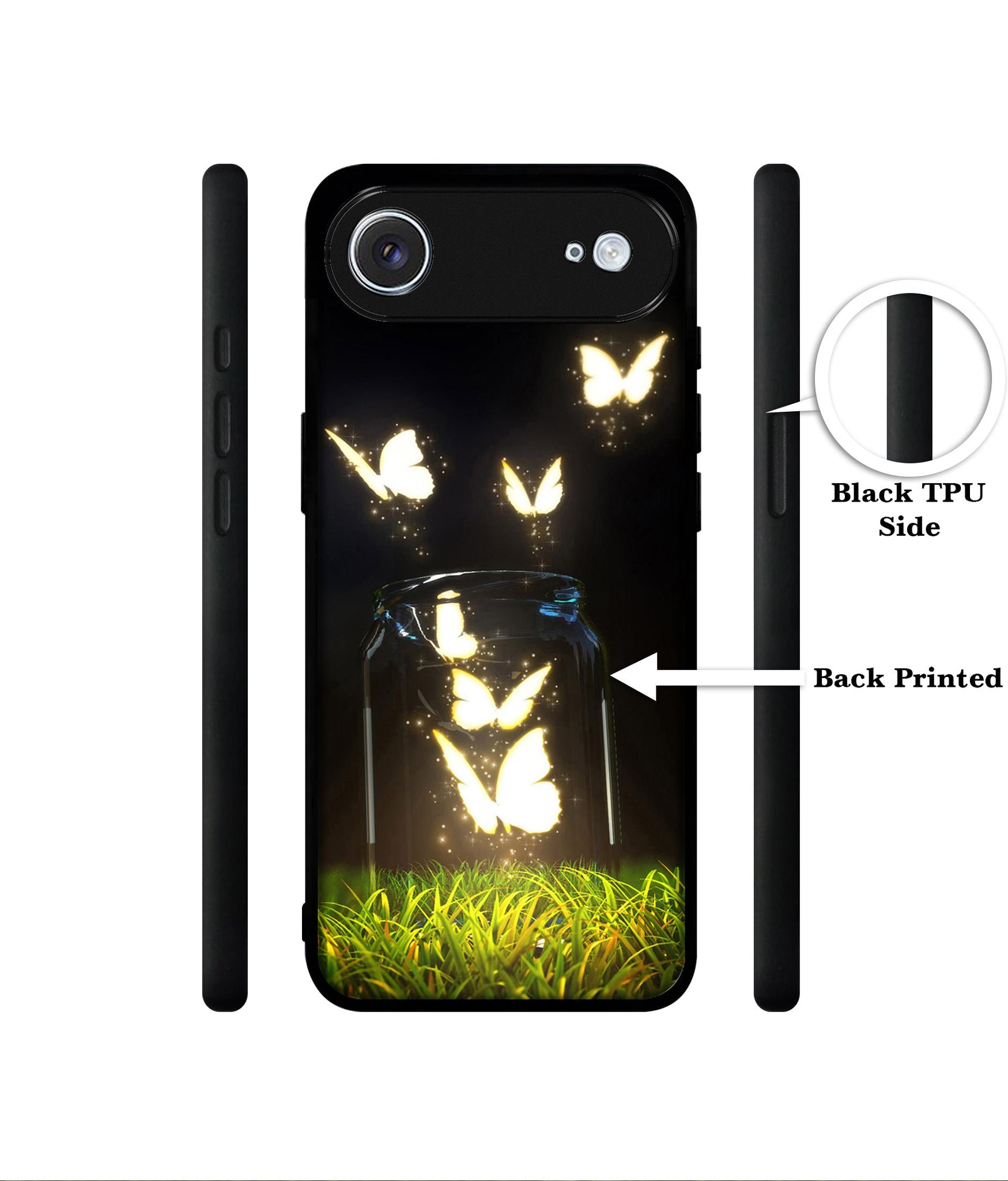 Butterfly Designer 2D Printed Back Case Cover for Apple iPhone 17 Air