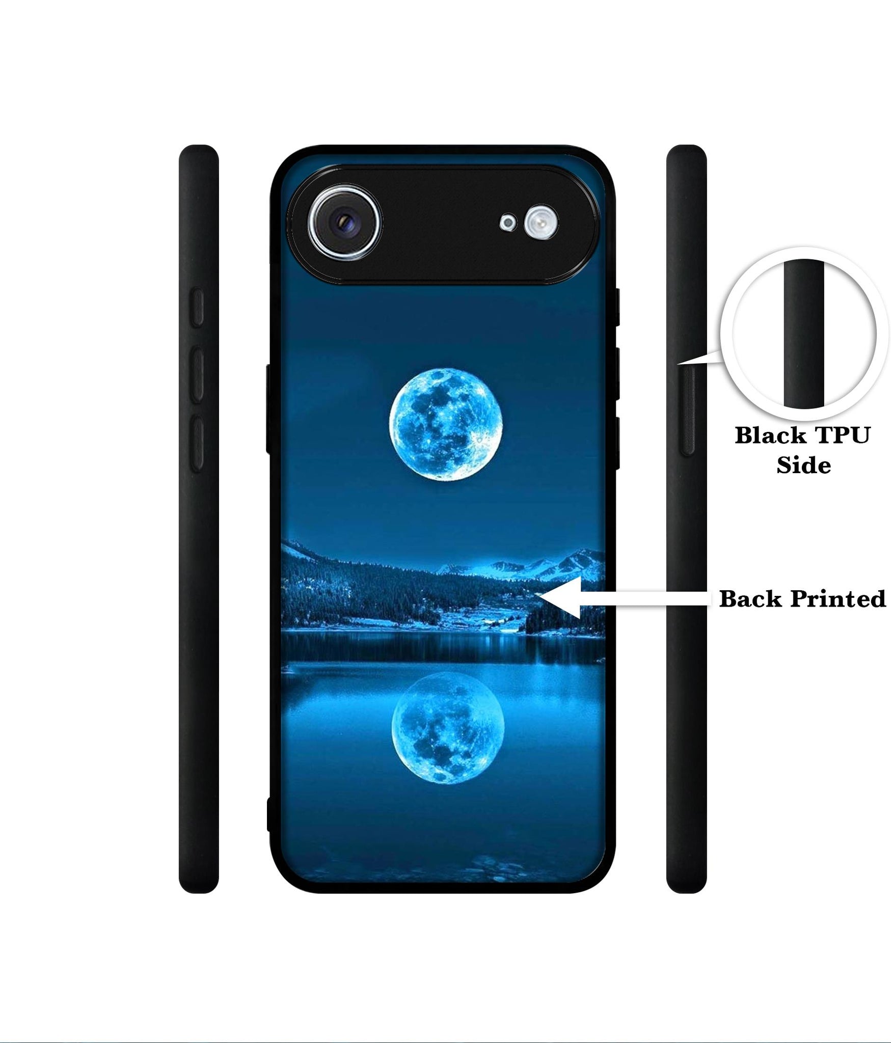 Awesome Moon Designer 2D Printed Back Case Cover for Apple iPhone 17 Air