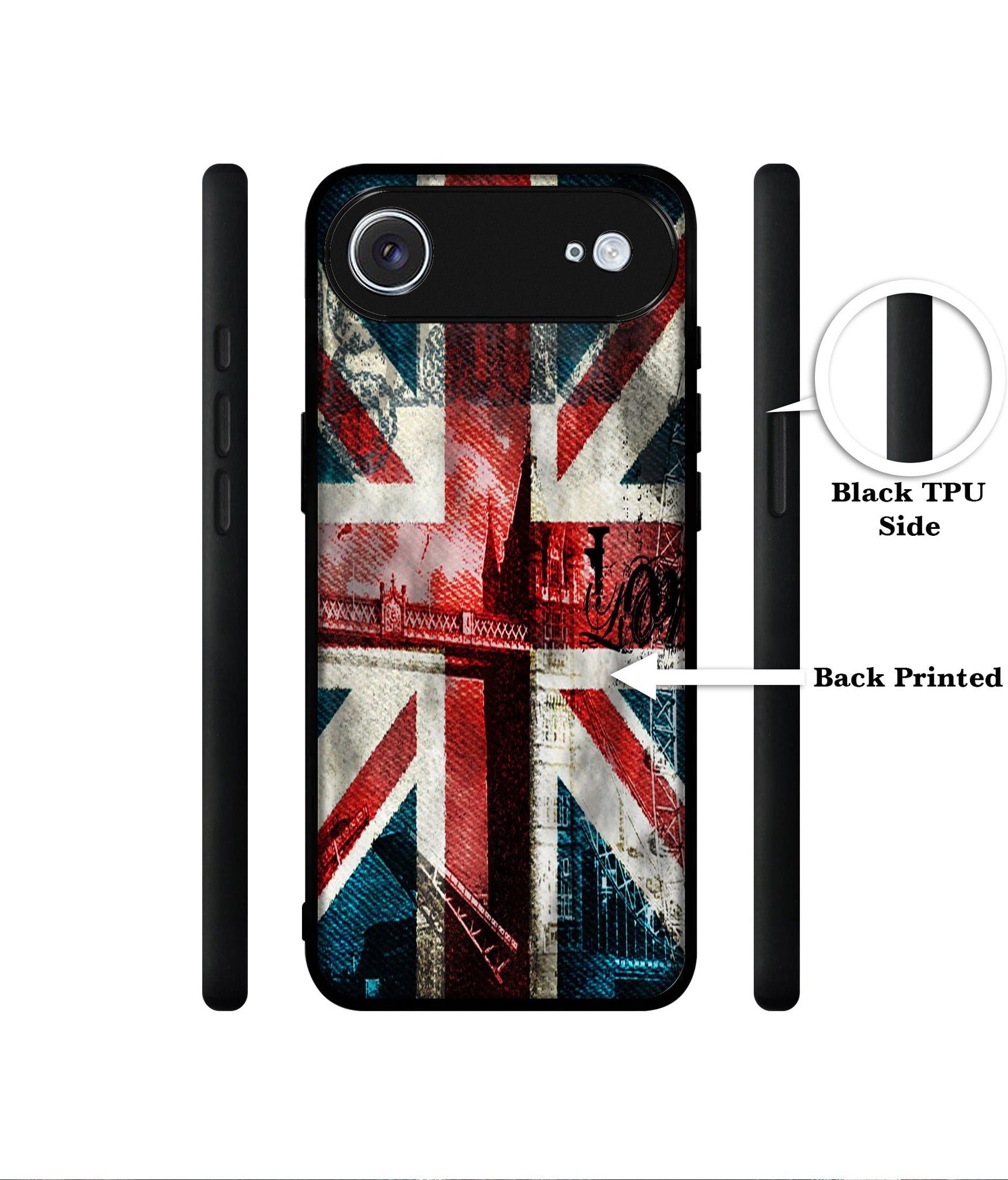 London Flag wallpaper Designer 2D Printed Back Case Cover for Apple iPhone 17 Air