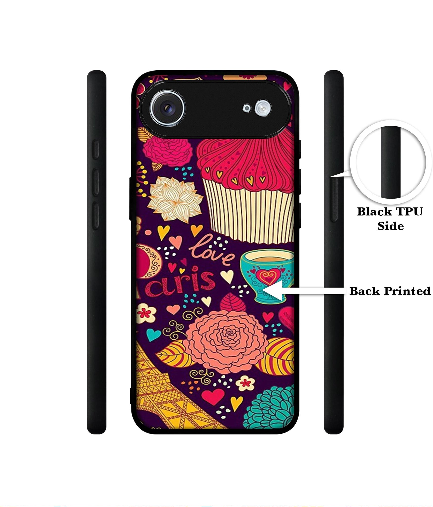 Paris Flower Love Designer 2D Printed Back Case Cover for Apple iPhone 17 Air