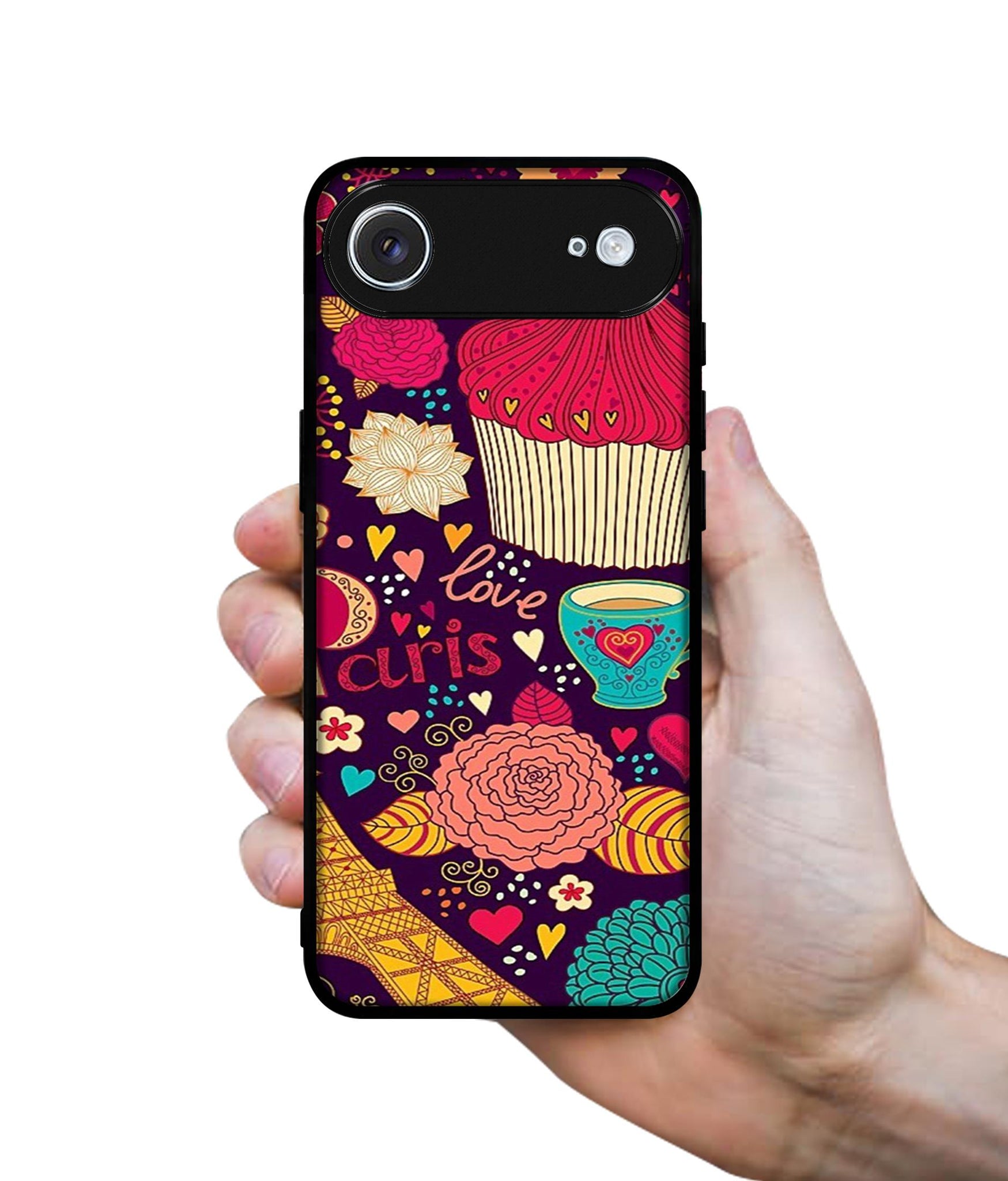 Paris Flower Love Designer 2D Printed Back Case Cover for Apple iPhone 17 Air