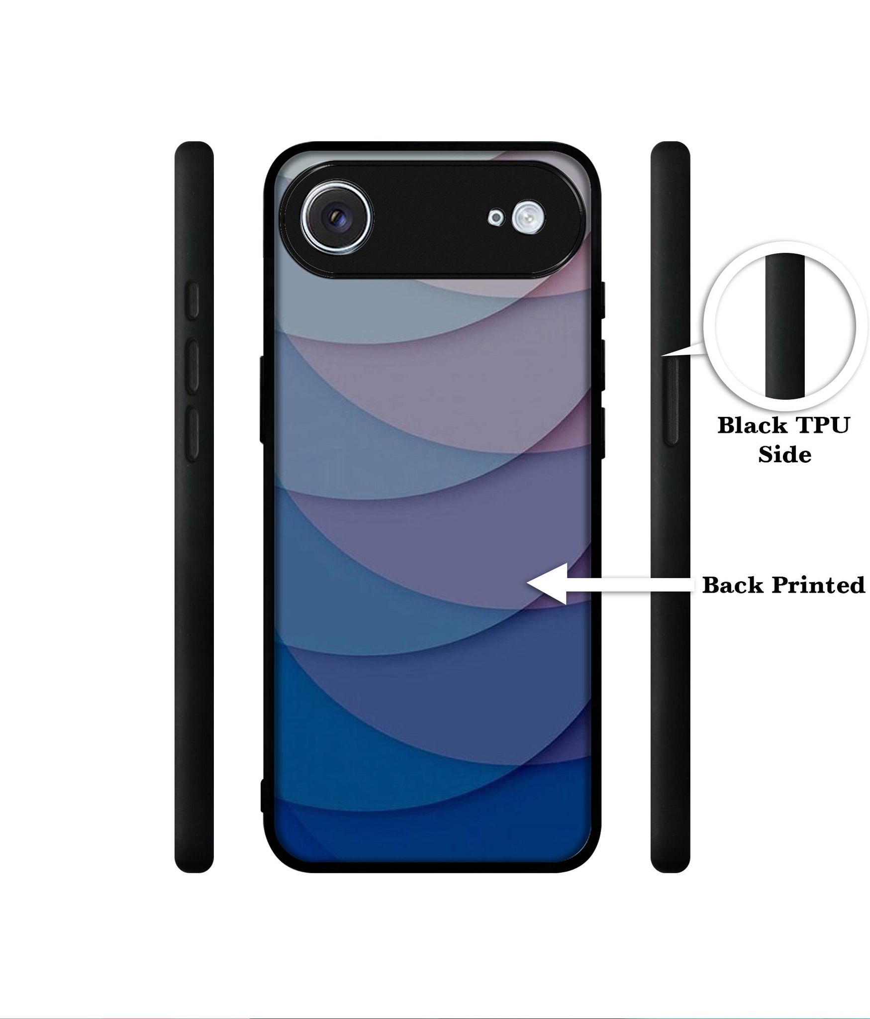 Waves Pattern Print Designer 2D Printed Back Case Cover for Apple iPhone 17 Air