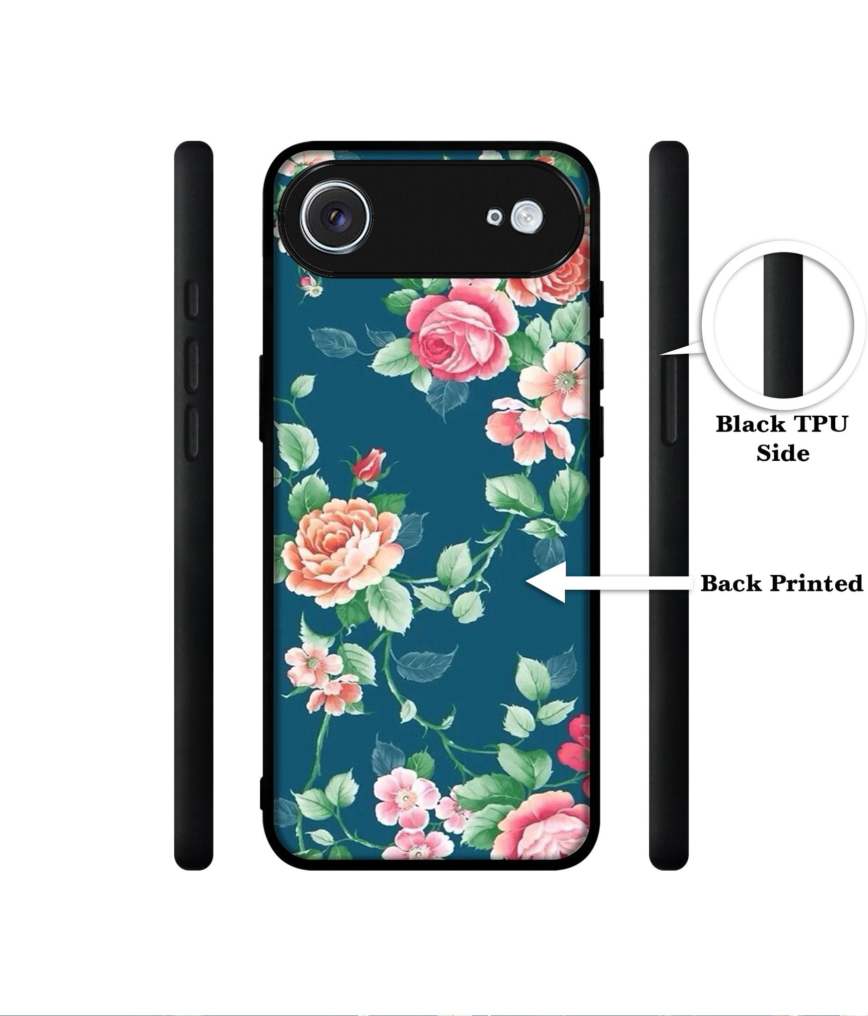 Vintage Floral Designer 2D Printed Back Case Cover for Apple iPhone 17 Air