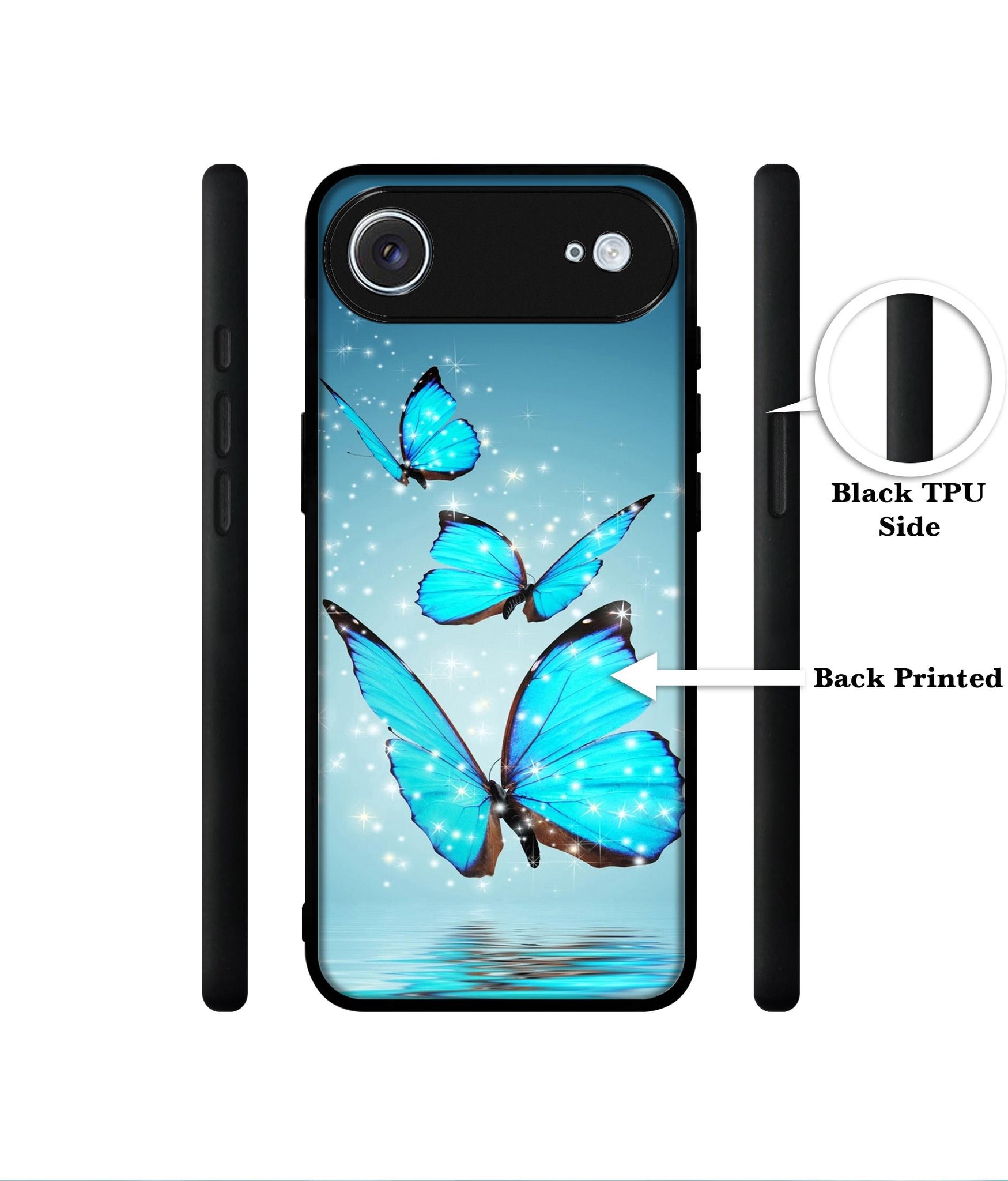 Flying Butterflies Designer 2D Printed Back Case Cover for Apple iPhone 17 Air