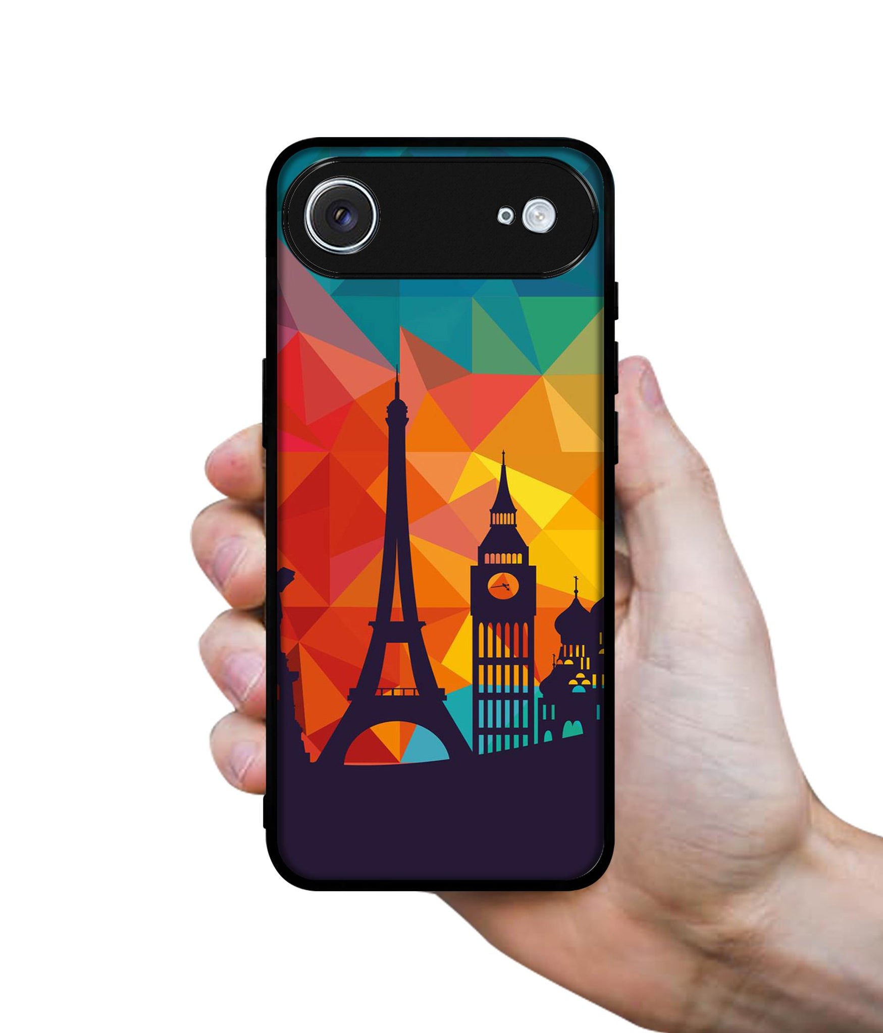 Colored Paris Designer 2D Printed Back Case Cover for Apple iPhone 17 Air