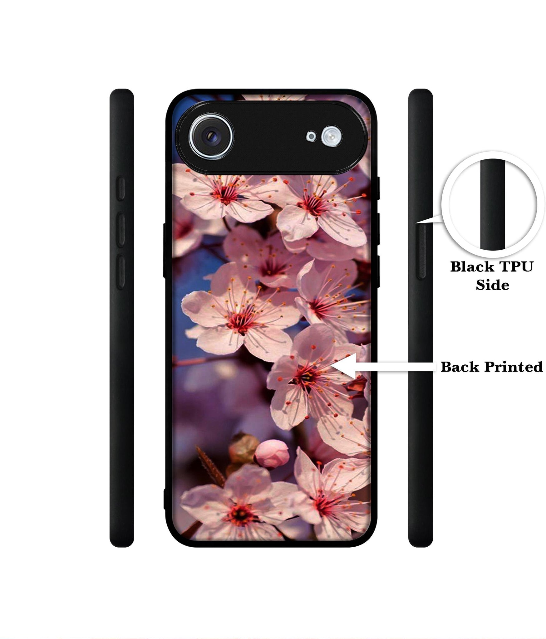 Pink Flowers Pattern Designer 2D Printed Back Case Cover for Apple iPhone 17 Air