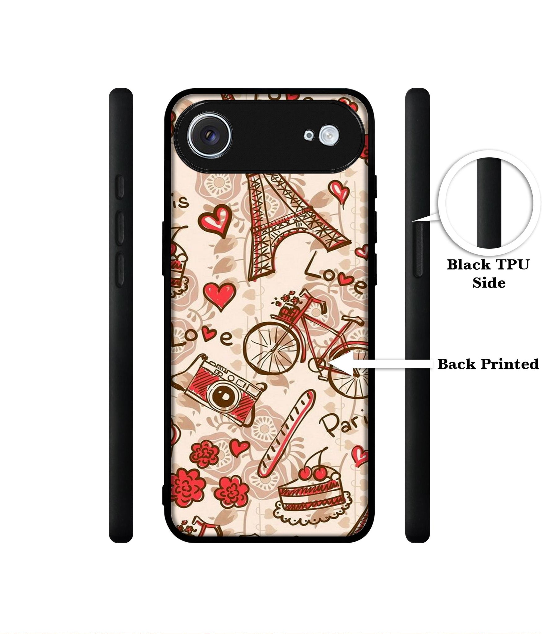 Vintage Paris Designer 2D Printed Back Case Cover for Apple iPhone 17 Air