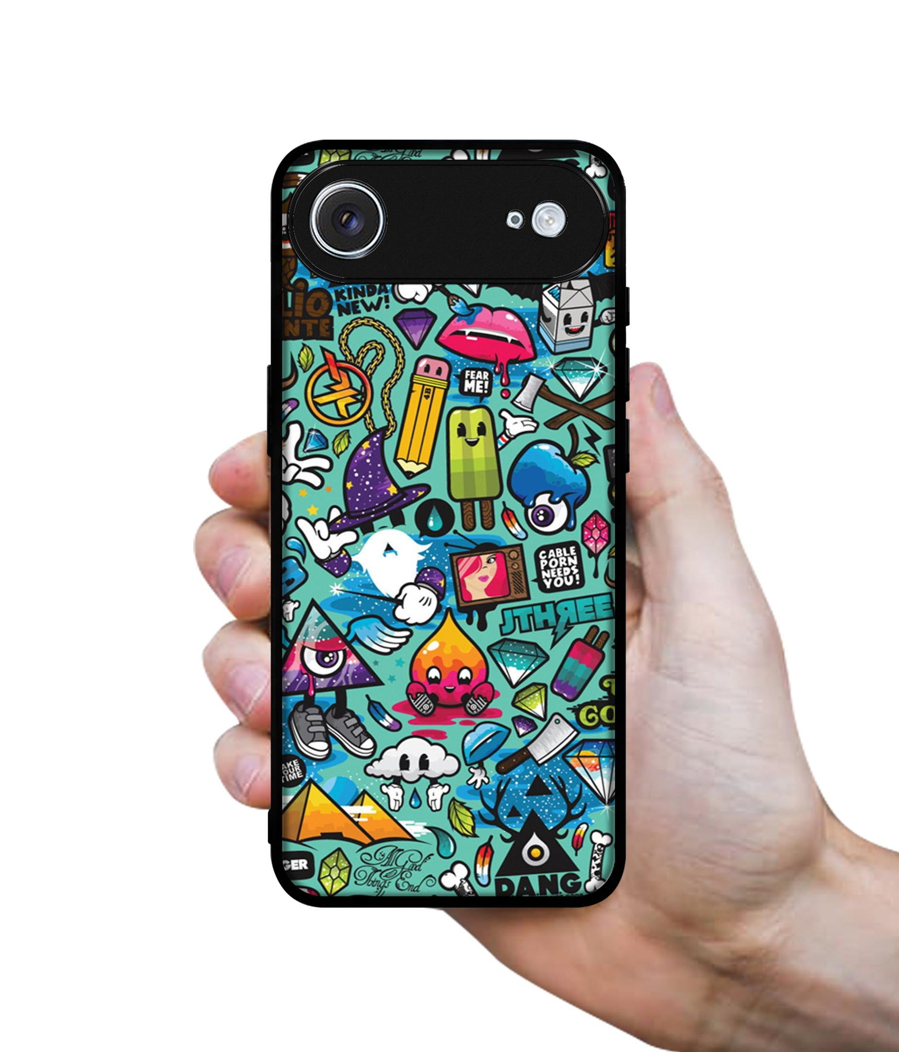 Crazy Designer 2D Printed Back Case Cover for Apple iPhone 17 Air