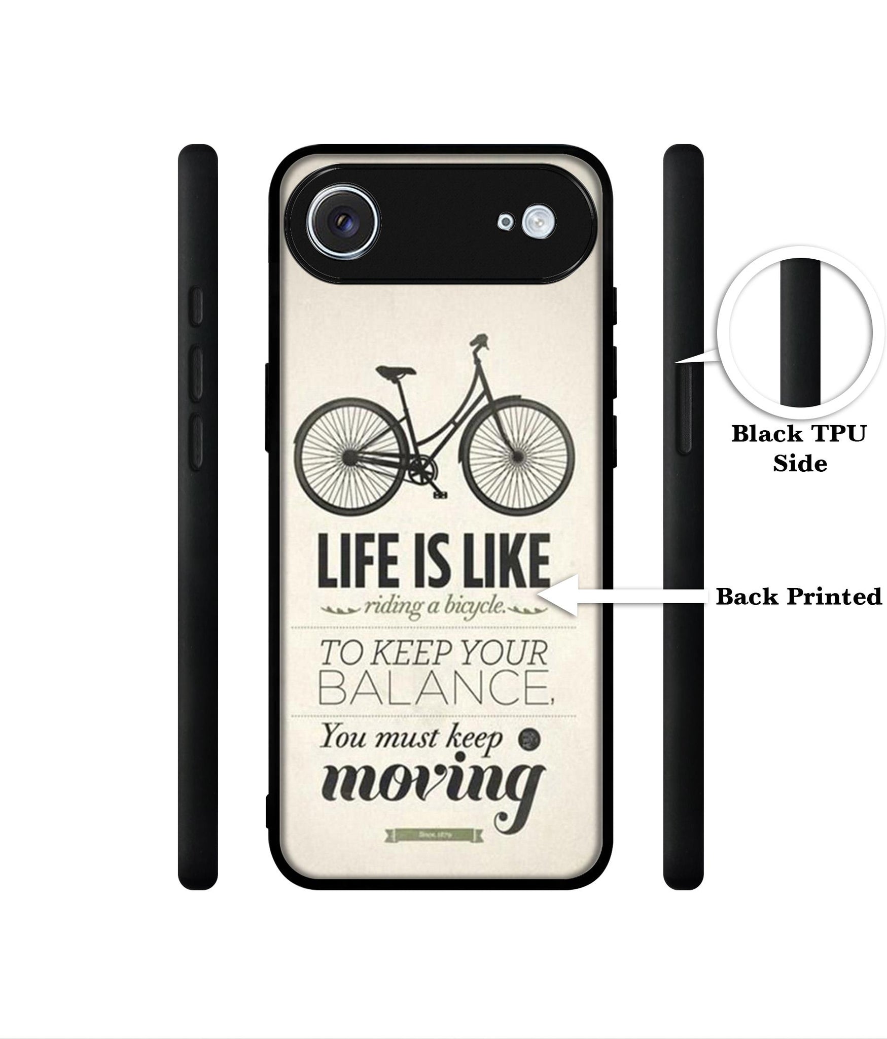 Life is Like Moving Designer 2D Printed Back Case Cover for Apple iPhone 17 Air