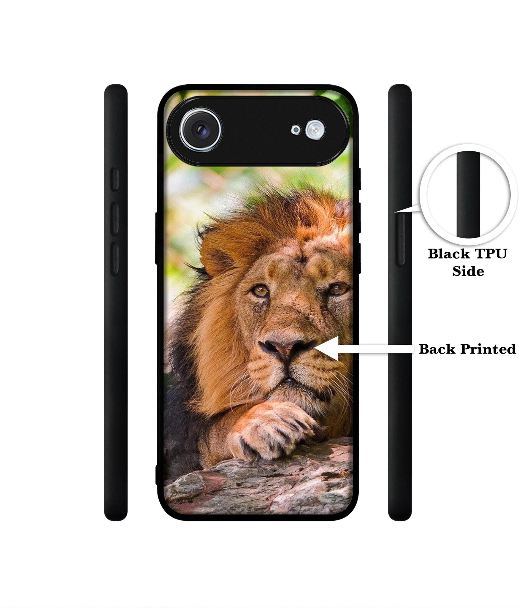 Tiger Pattern Print Designer 2D Printed Back Case Cover for Apple iPhone 17 Air