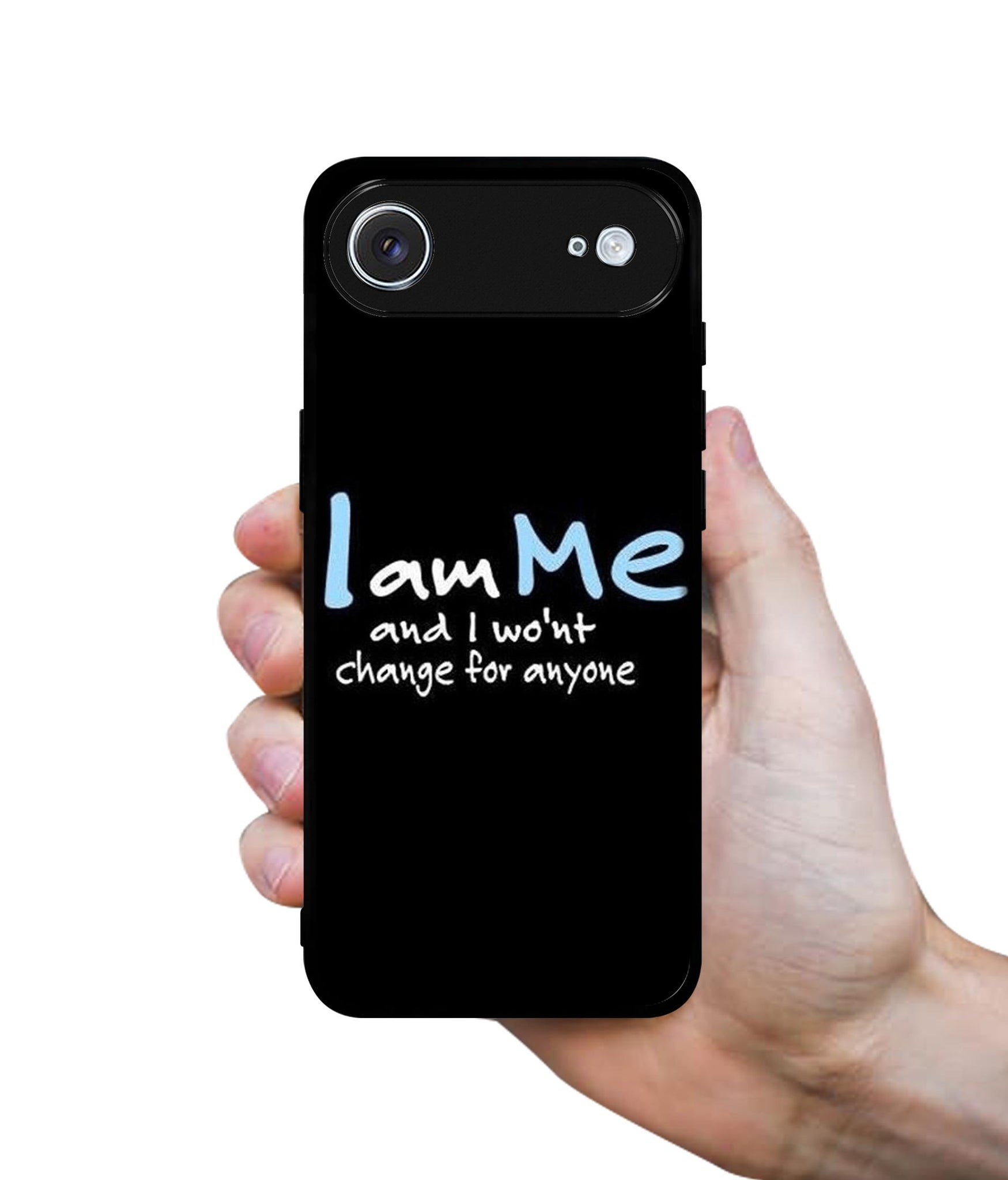 I Am Me Quotes Designer 2D Printed Back Case Cover for Apple iPhone 17 Air