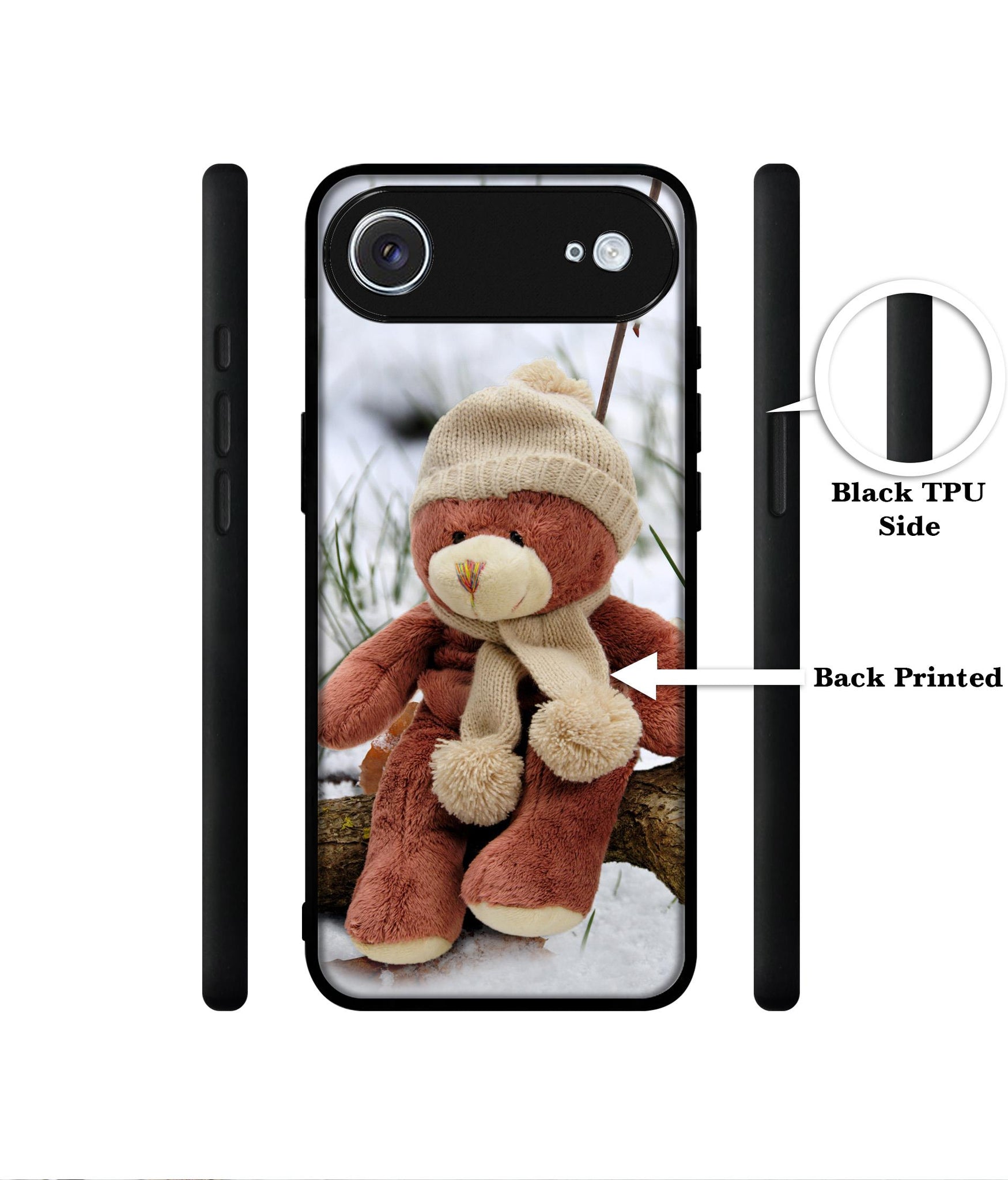 Woolen Bear Designer 2D Printed Back Case Cover for Apple iPhone 17 Air
