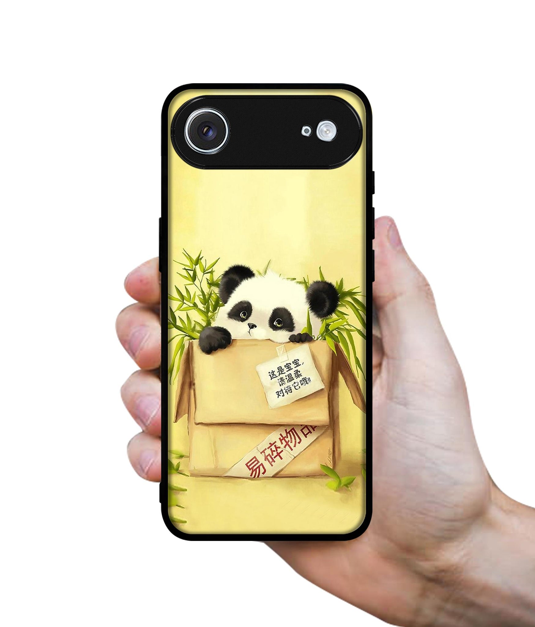 Panda In Box Designer 2D Printed Back Case Cover for Apple iPhone 17 Air