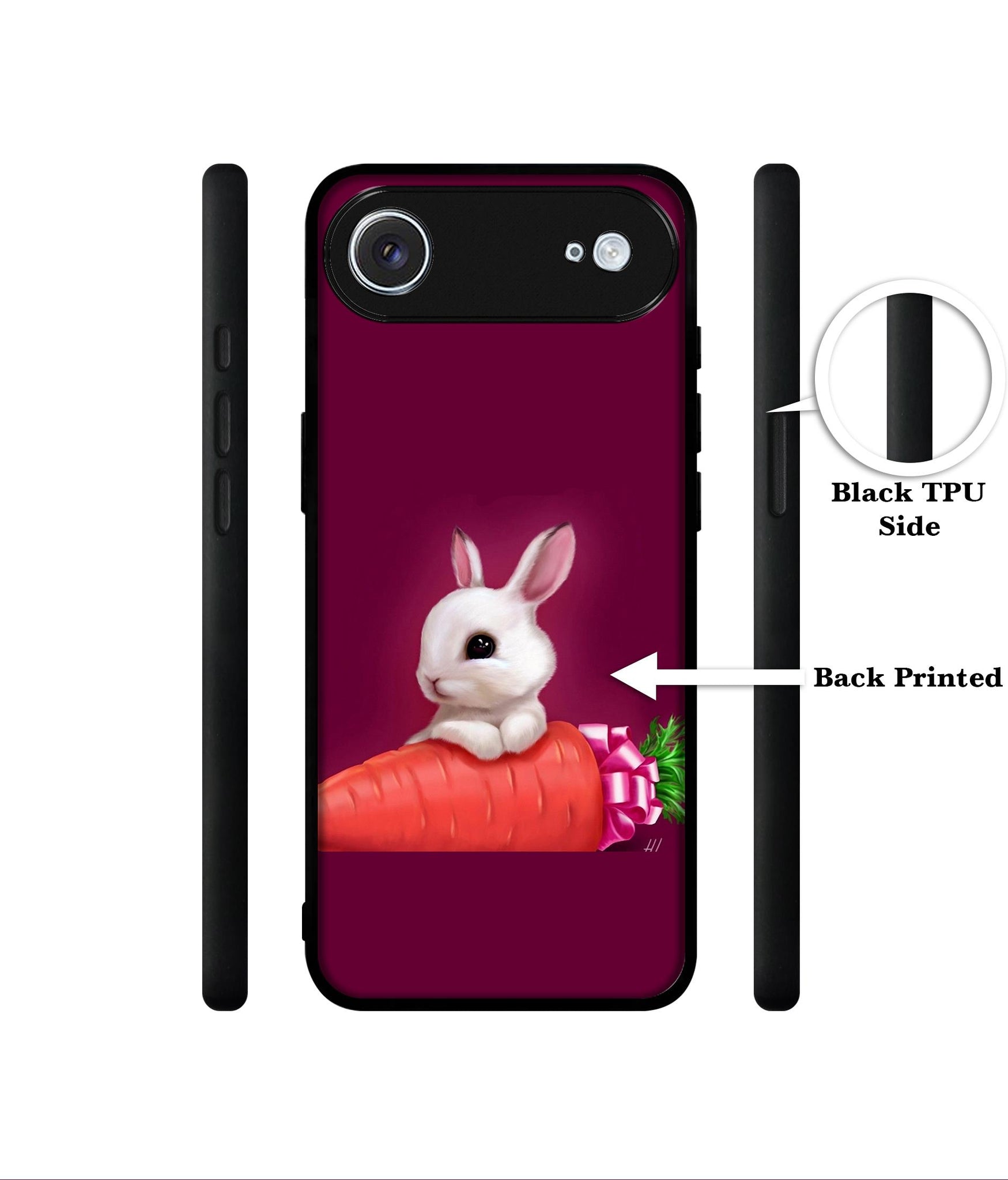 Bunny With Carrot Designer 2D Printed Back Case Cover for Apple iPhone 17 Air