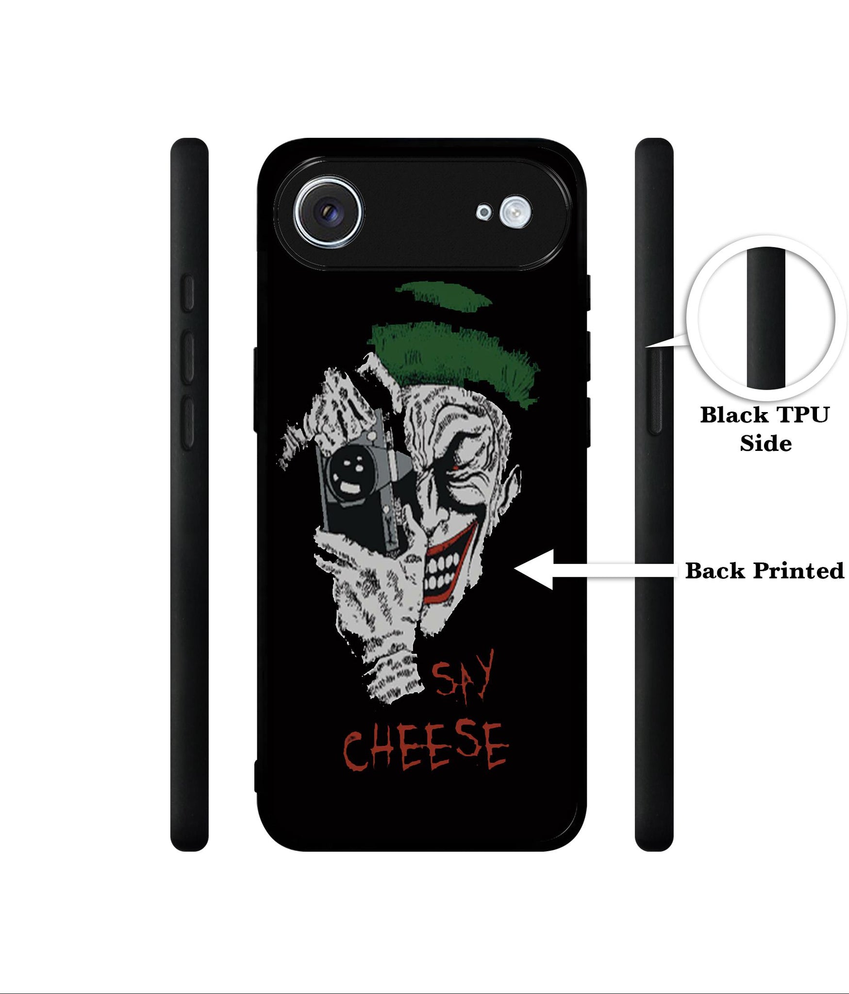 Joker Say Cheese Designer 2D Printed Back Case Cover for Apple iPhone 17 Air
