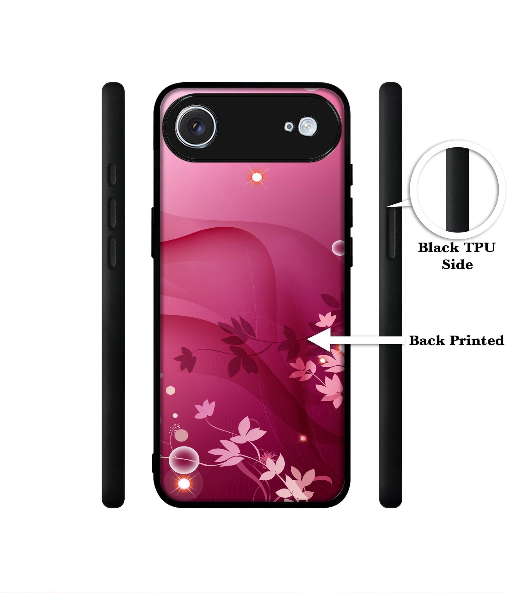 Pink Abstract Designer 2D Printed Back Case Cover for Apple iPhone 17 Air