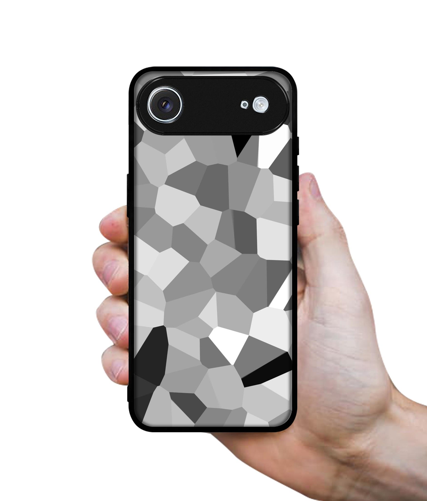Black & White Mathematical Shape Designer 2D Printed Back Case Cover for Apple iPhone 17 Air