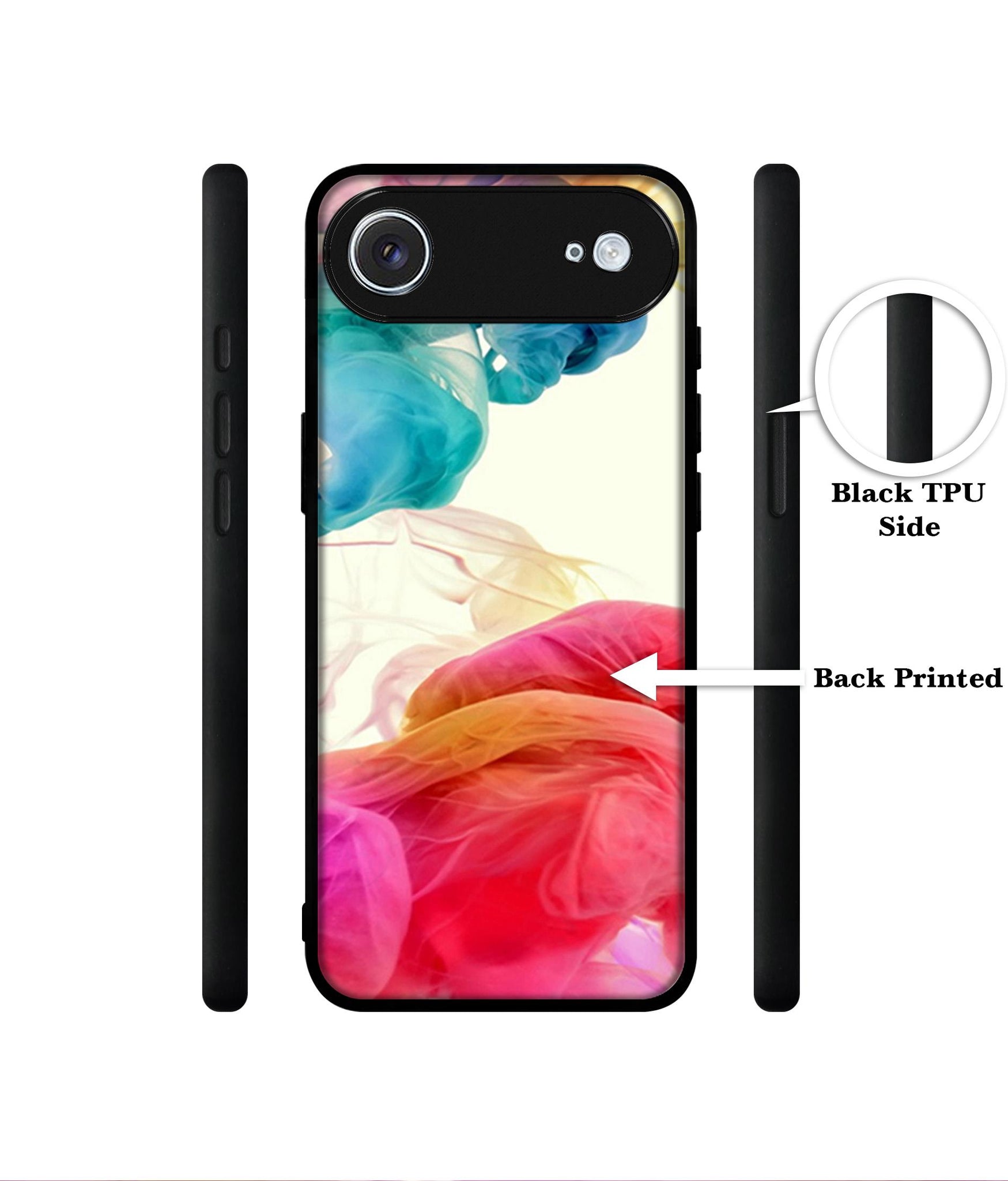 Colored Smoke Designer 2D Printed Back Case Cover for Apple iPhone 17 Air