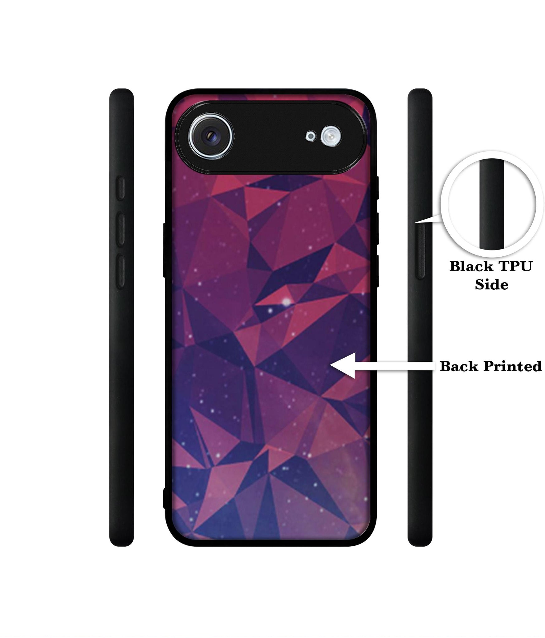 Bad Color Shape Designer 2D Printed Back Case Cover for Apple iPhone 17 Air