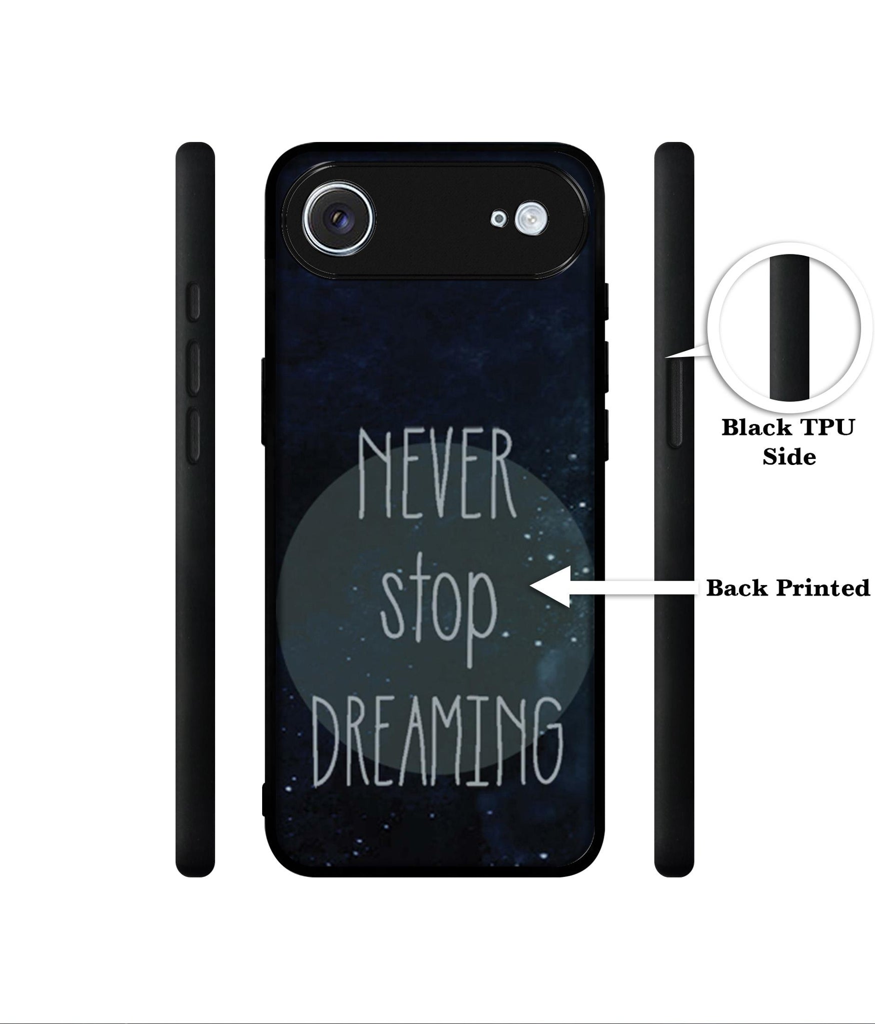 Never Stop Dreaming Designer 2D Printed Back Case Cover for Apple iPhone 17 Air
