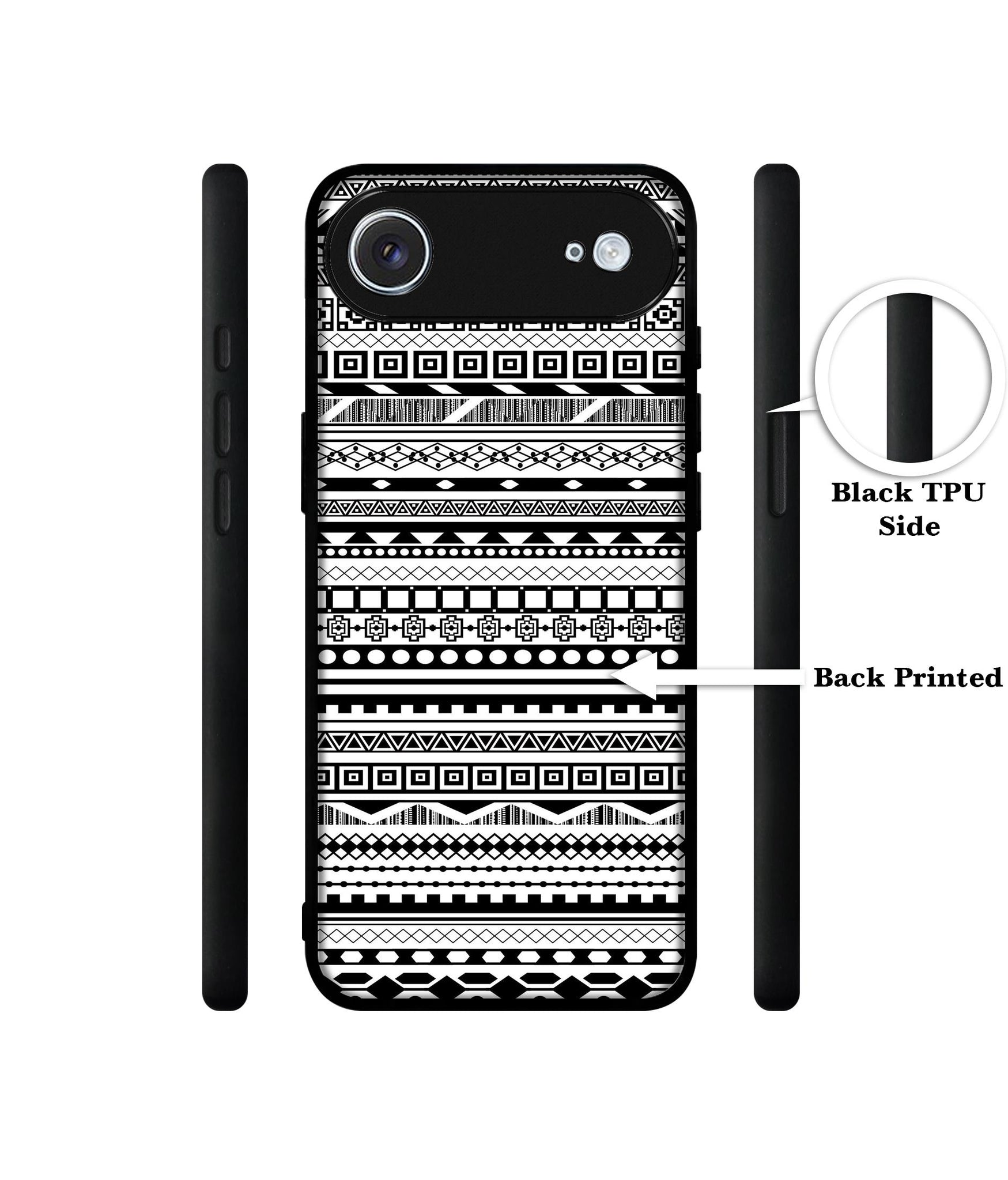 Black & White Patterns Designer 2D Printed Back Case Cover for Apple iPhone 17 Air