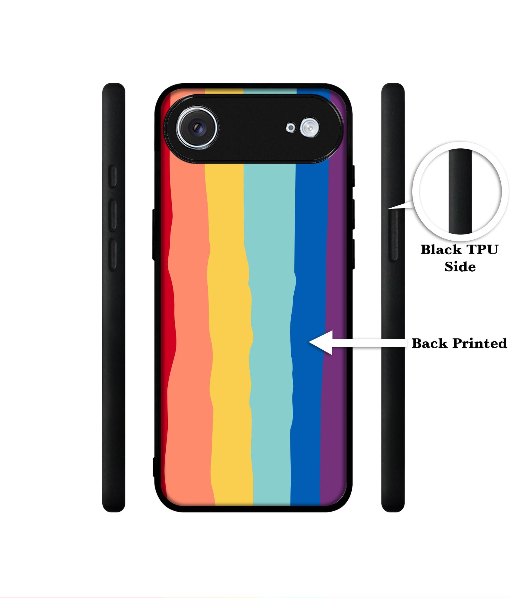 Rainbow Designer 2D Printed Back Case Cover for Apple iPhone 17 Air