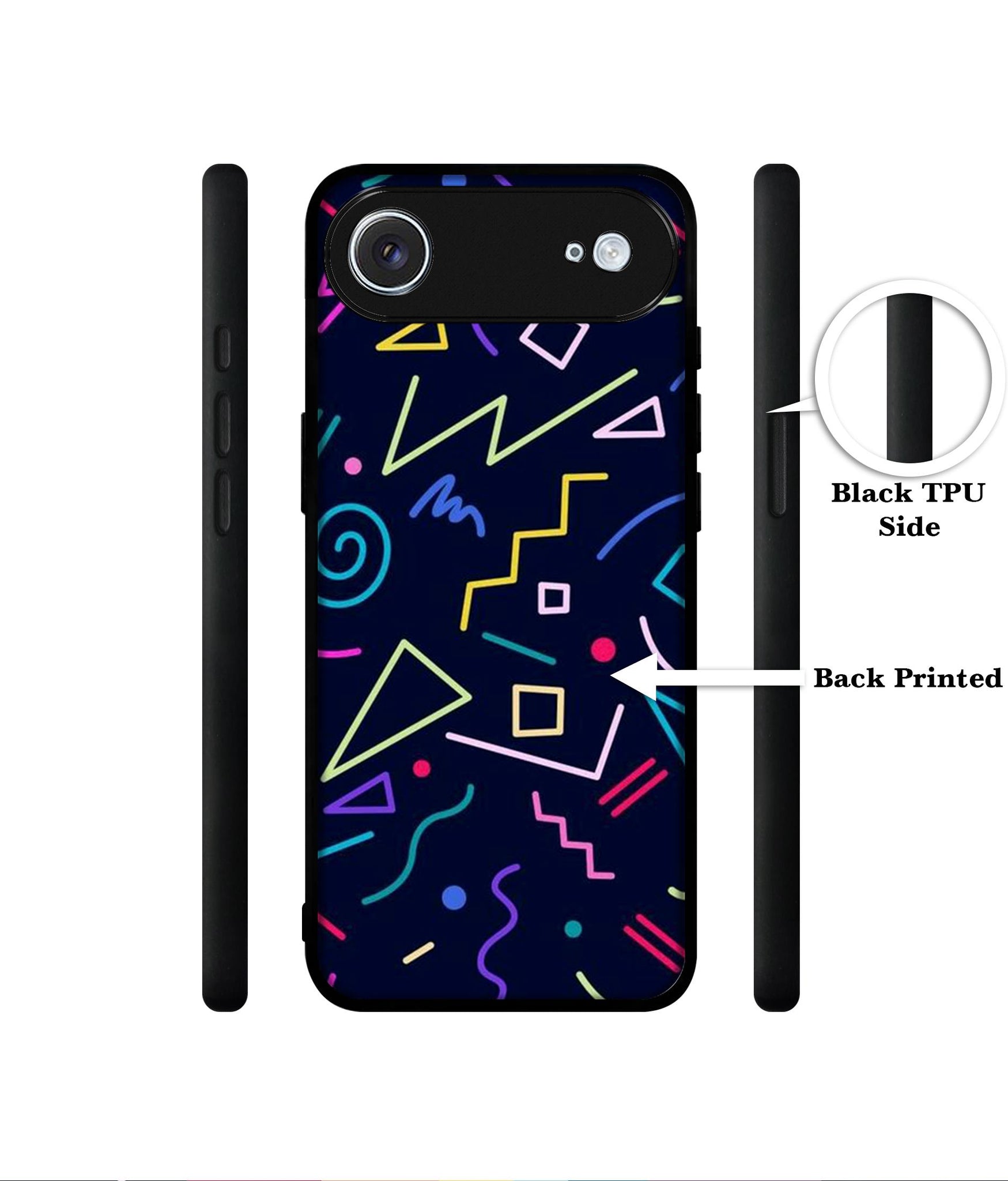 Retro Abstract Designer 2D Printed Back Case Cover for Apple iPhone 17 Air