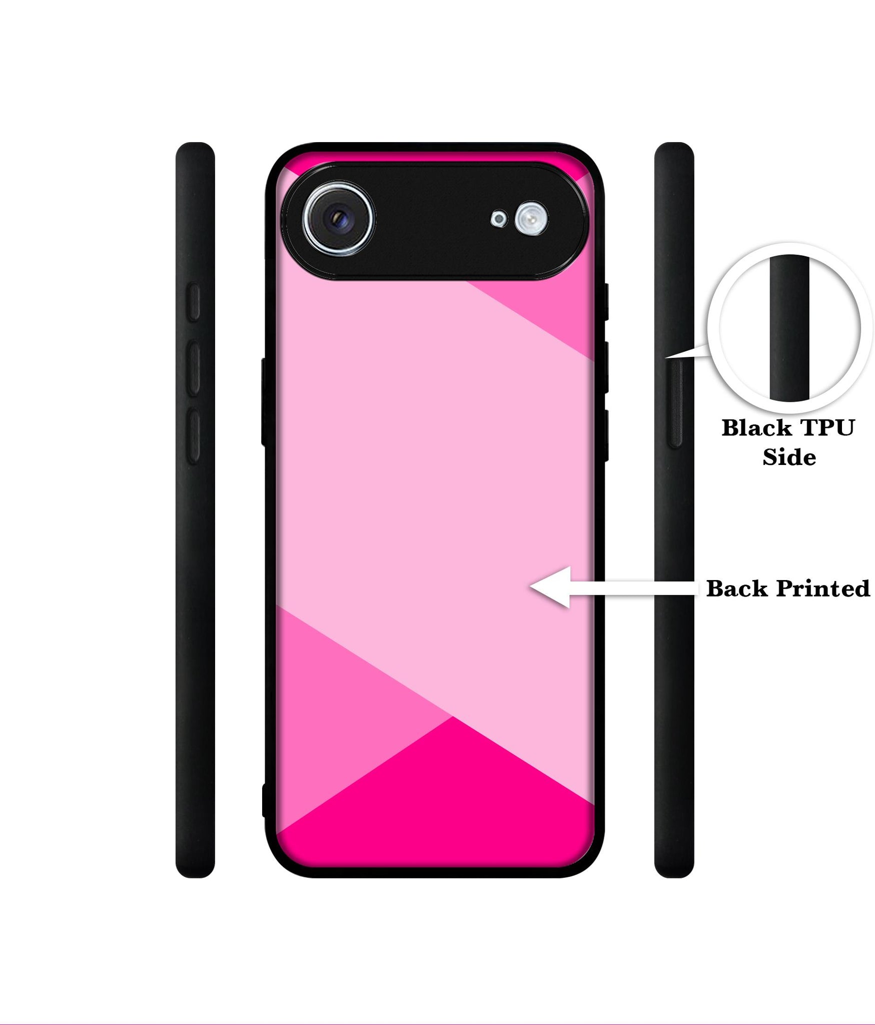 Pink Cross Vector Designer 2D Printed Back Case Cover for Apple iPhone 17 Air