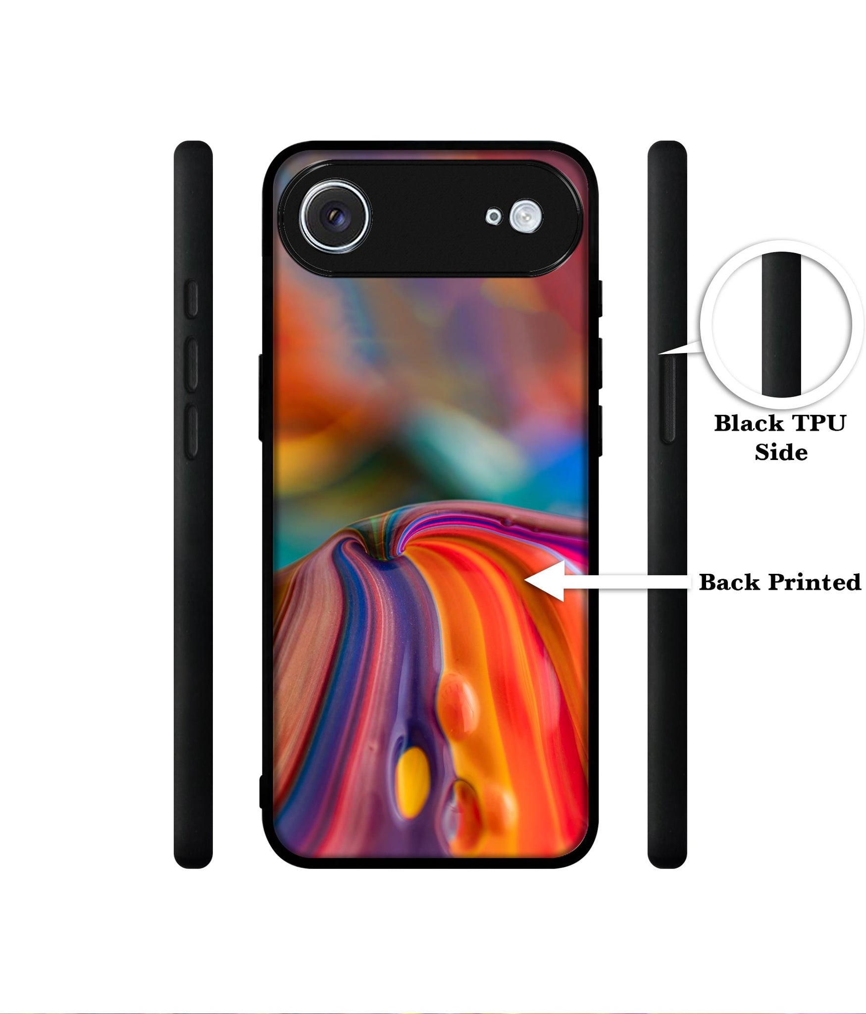 Rainbow Colors Designer 2D Printed Back Case Cover for Apple iPhone 17 Air