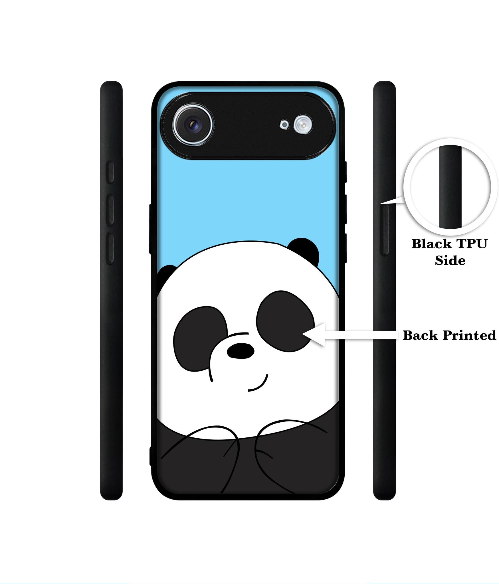 Cute Panda Designer 2D Printed Back Case Cover for Apple iPhone 17 Air