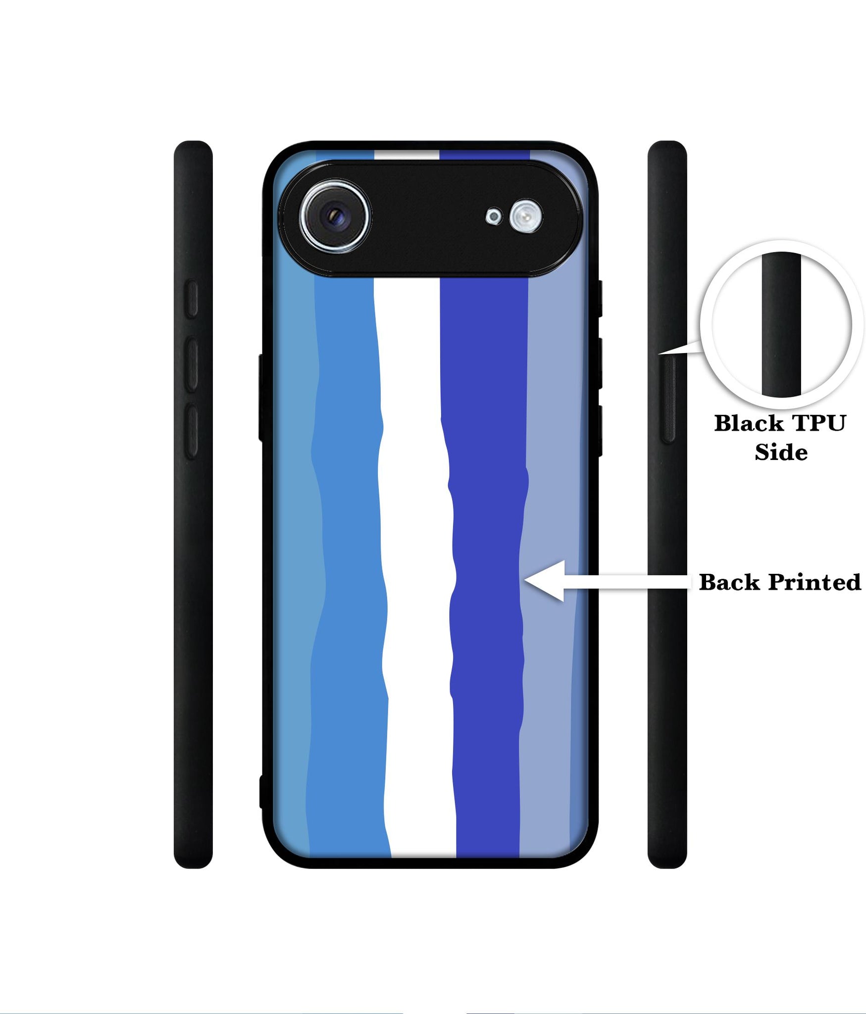 Blue Stripes Rainbow Designer 2D Printed Back Case Cover for Apple iPhone 17 Air