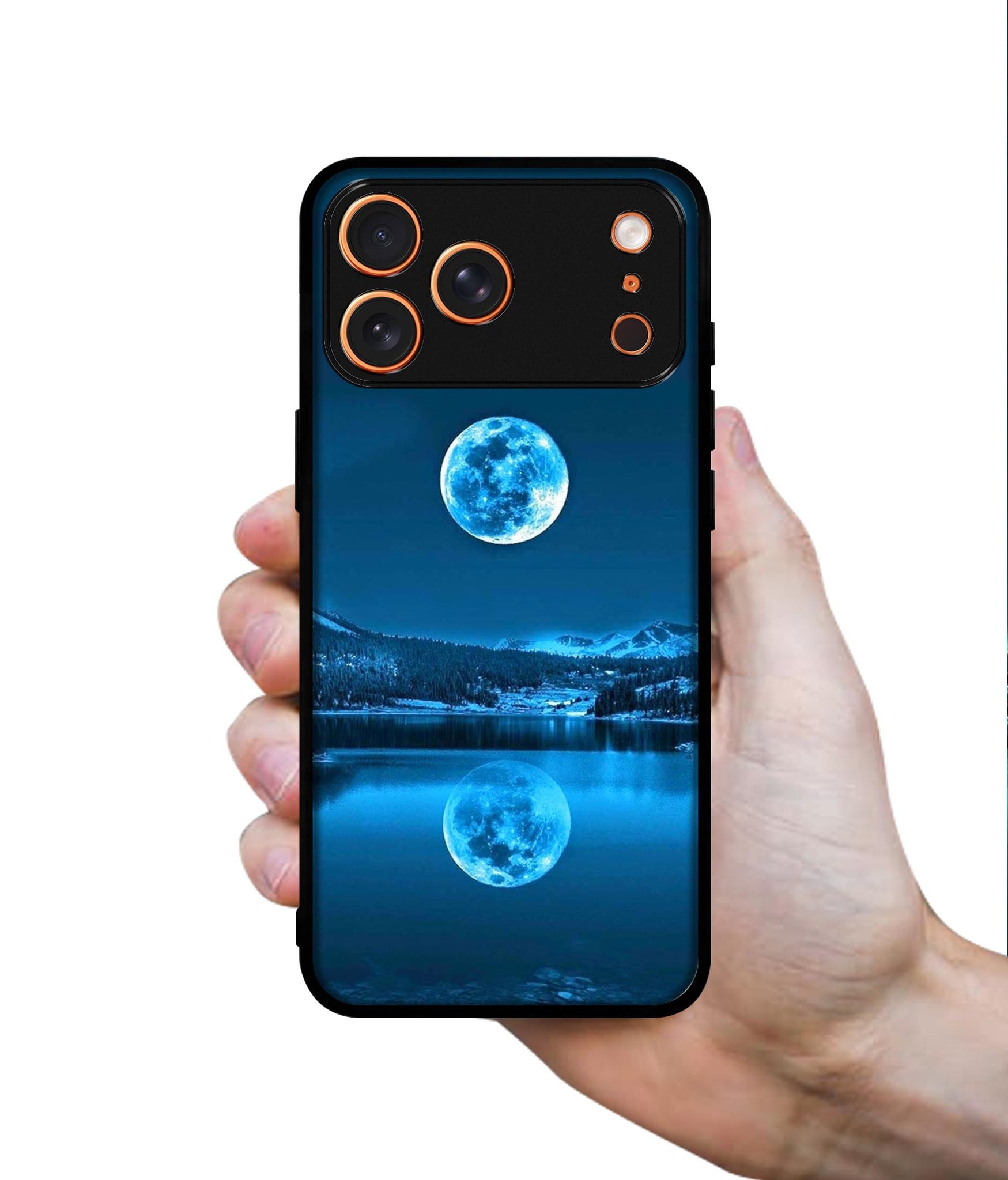 Awesome Moon Designer 2D Printed Back Case Cover for Apple iPhone 17 Pro