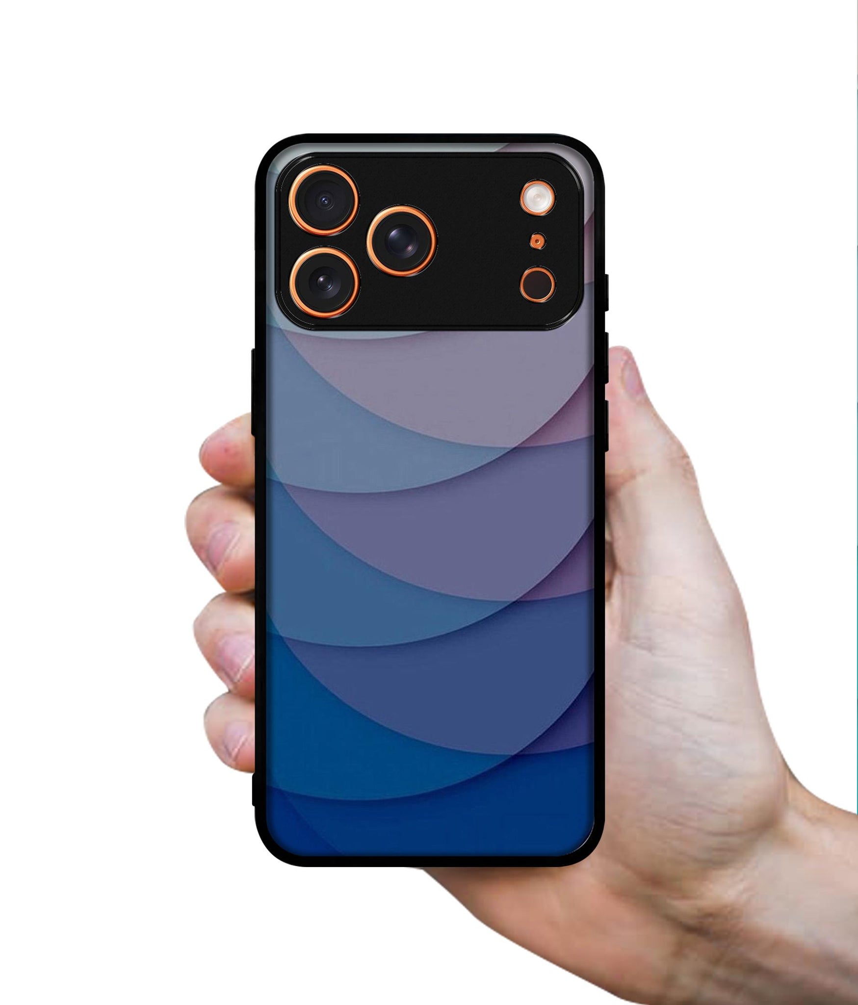 Waves Pattern Print Designer 2D Printed Back Case Cover for Apple iPhone 17 Pro