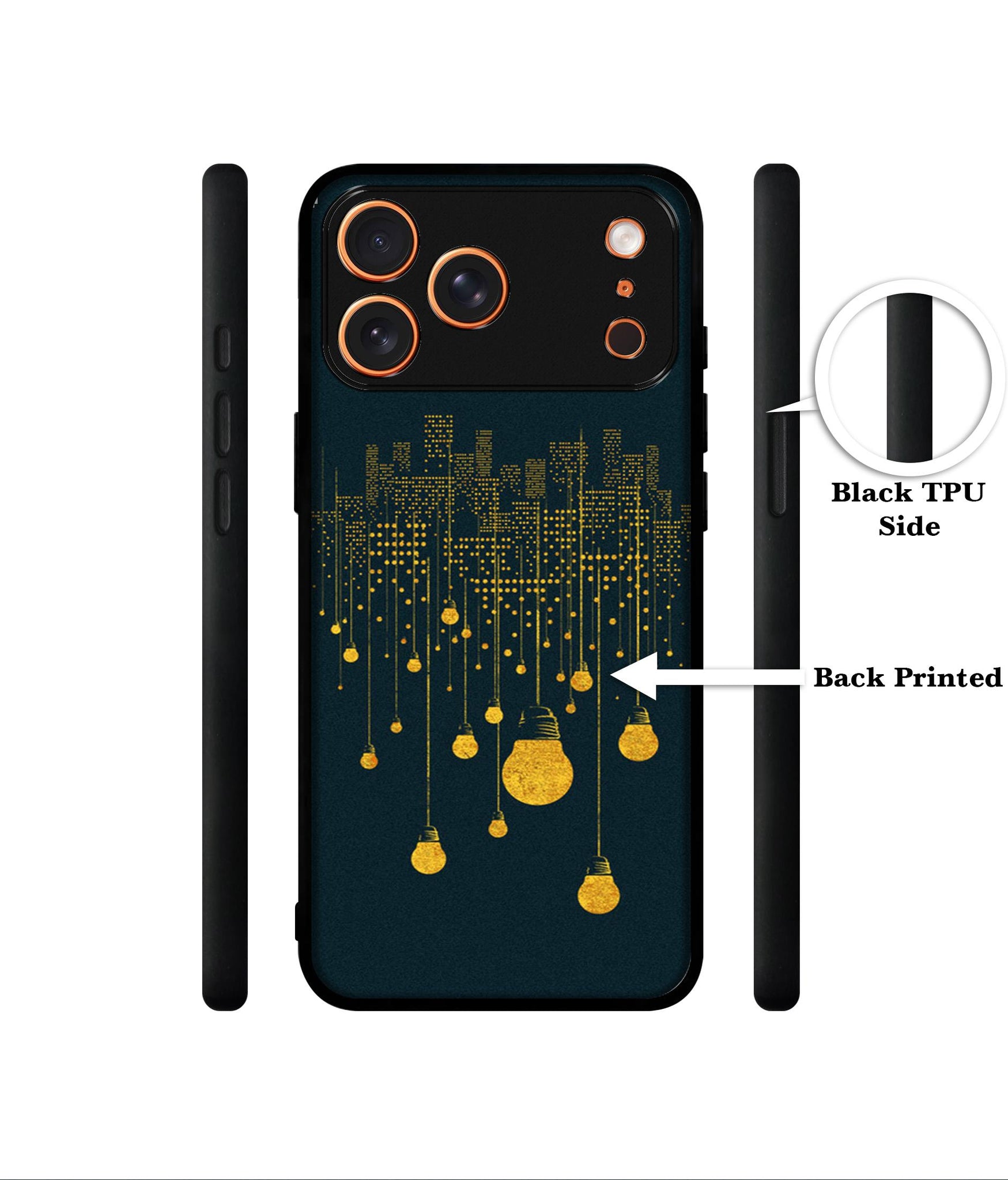 City Light Pattern Designer 2D Printed Back Case Cover for Apple iPhone 17 Pro