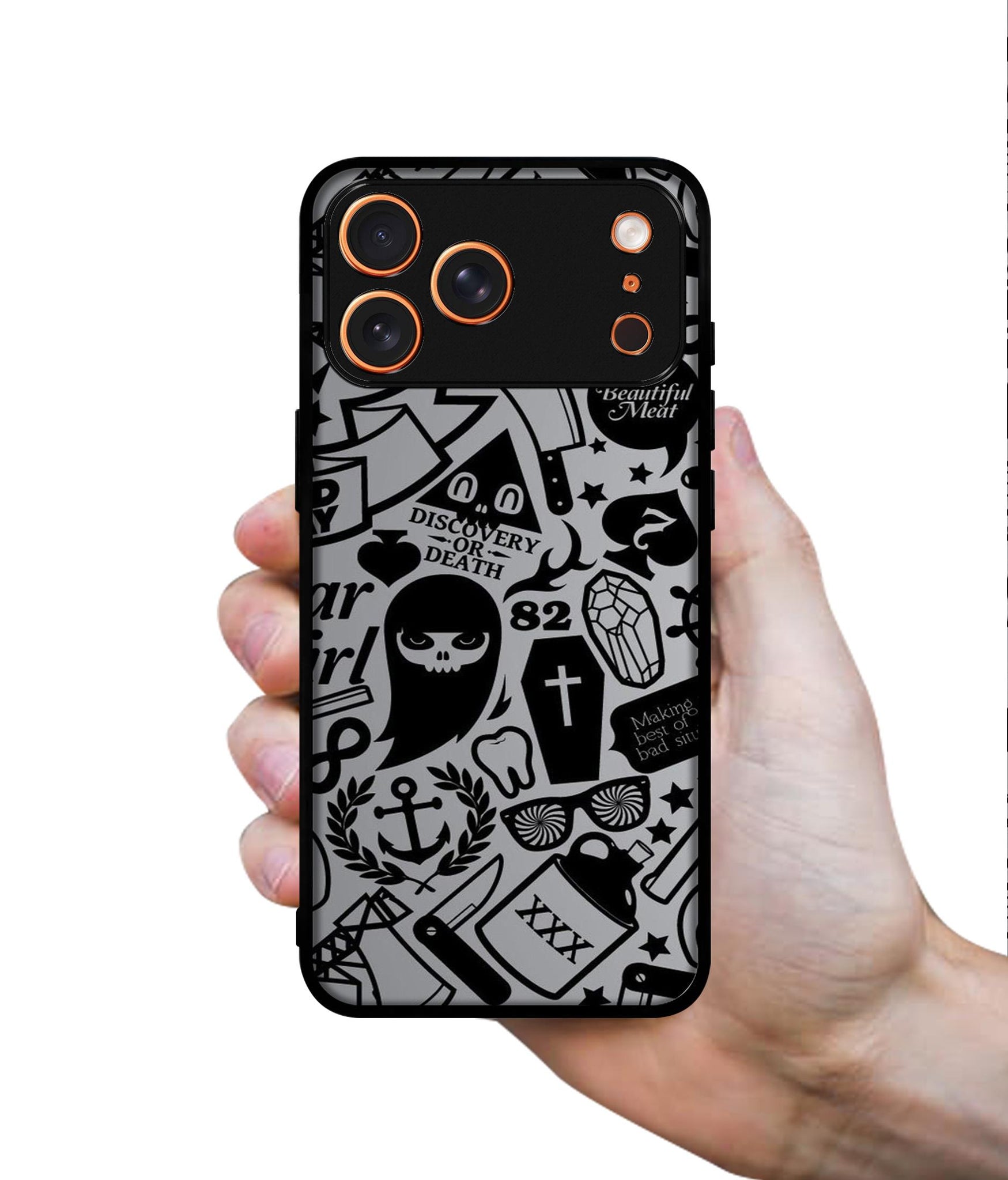 Discover Or Death Designer 2D Printed Back Case Cover for Apple iPhone 17 Pro