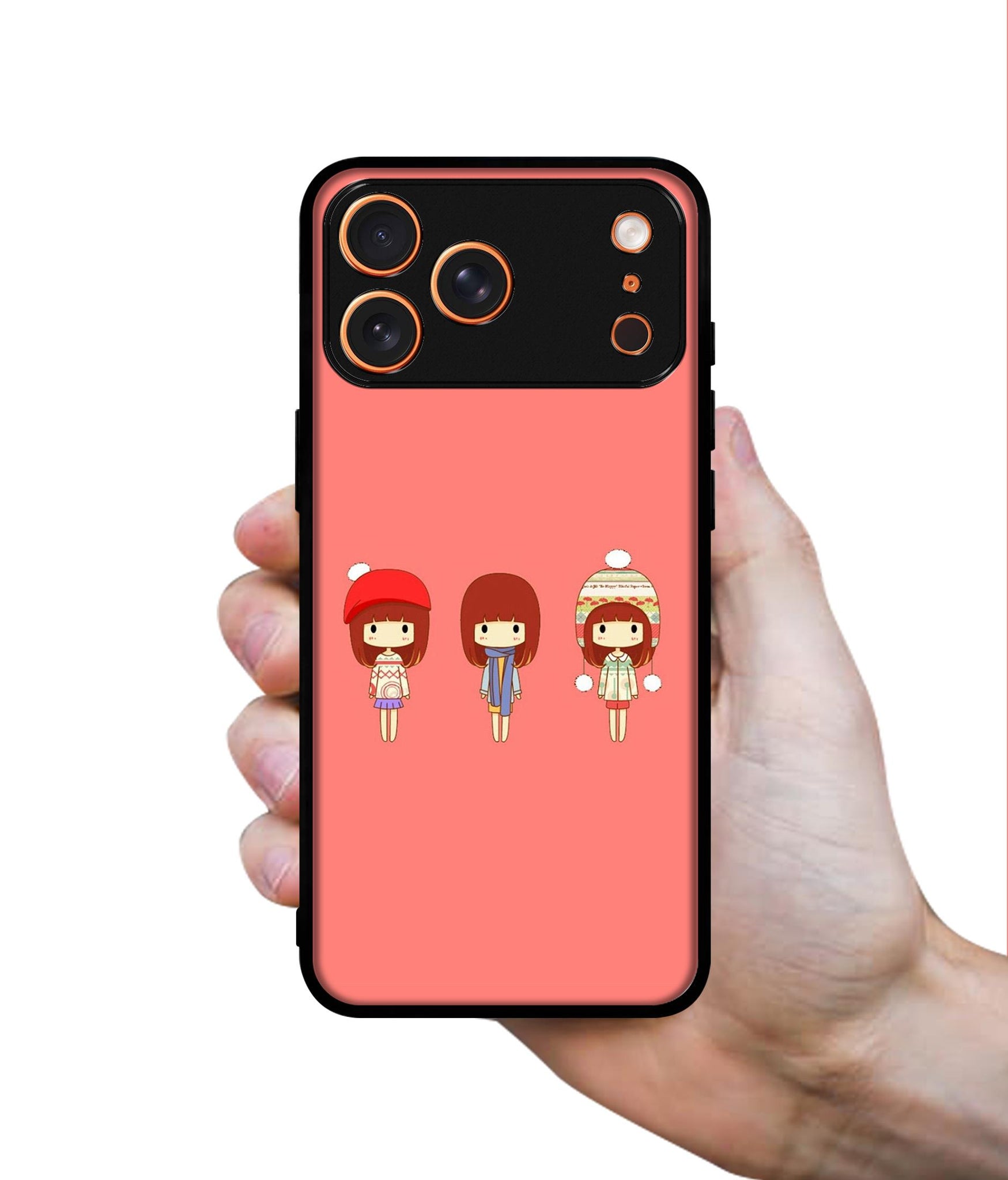 Cute Girls Designer 2D Printed Back Case Cover for Apple iPhone 17 Pro