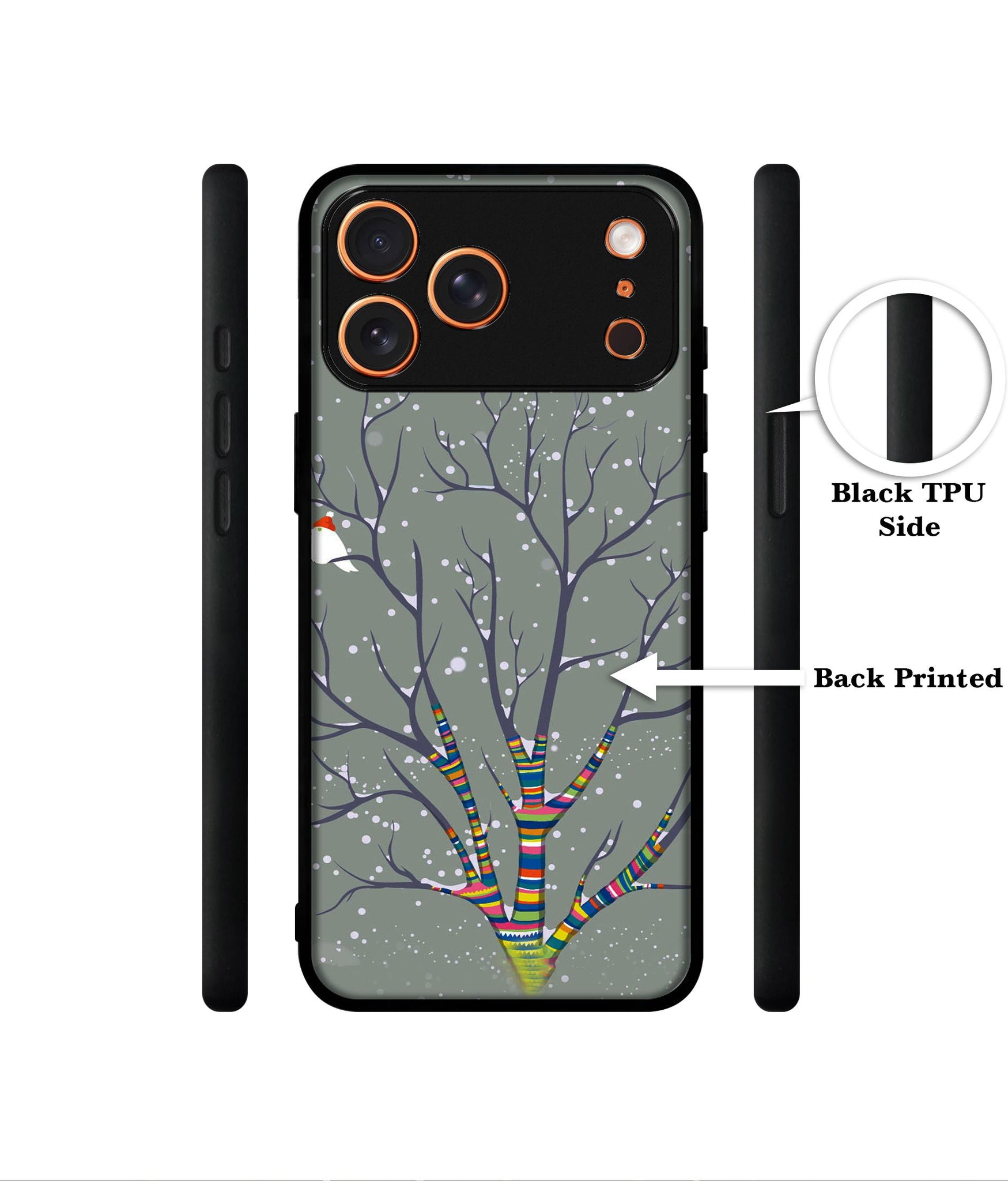 Winter Pattern Print Designer 2D Printed Back Case Cover for Apple iPhone 17 Pro