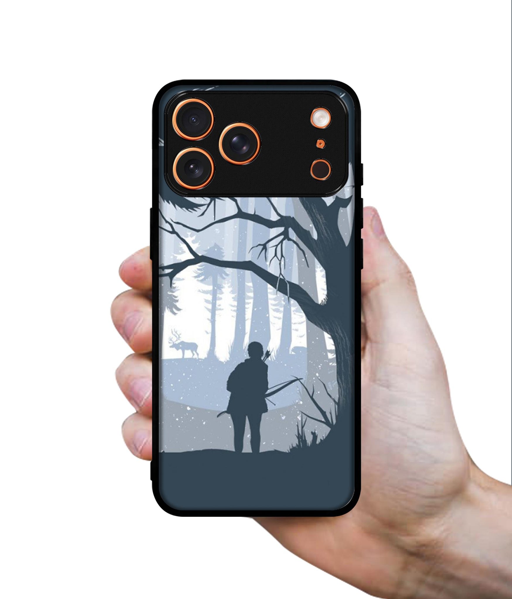 Hunter Designer 2D Printed Back Case Cover for Apple iPhone 17 Pro