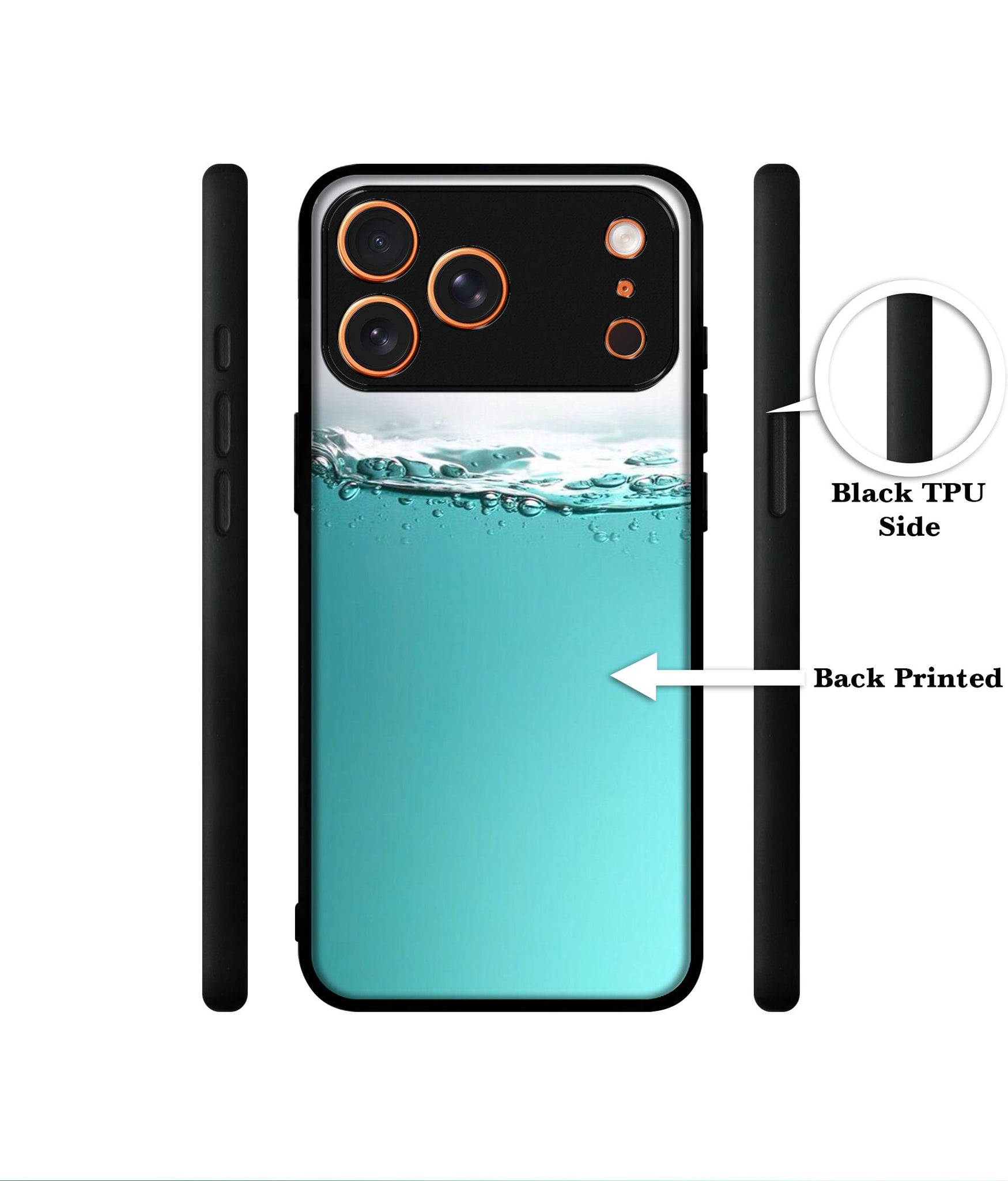 Half Fill Designer 2D Printed Back Case Cover for Apple iPhone 17 Pro