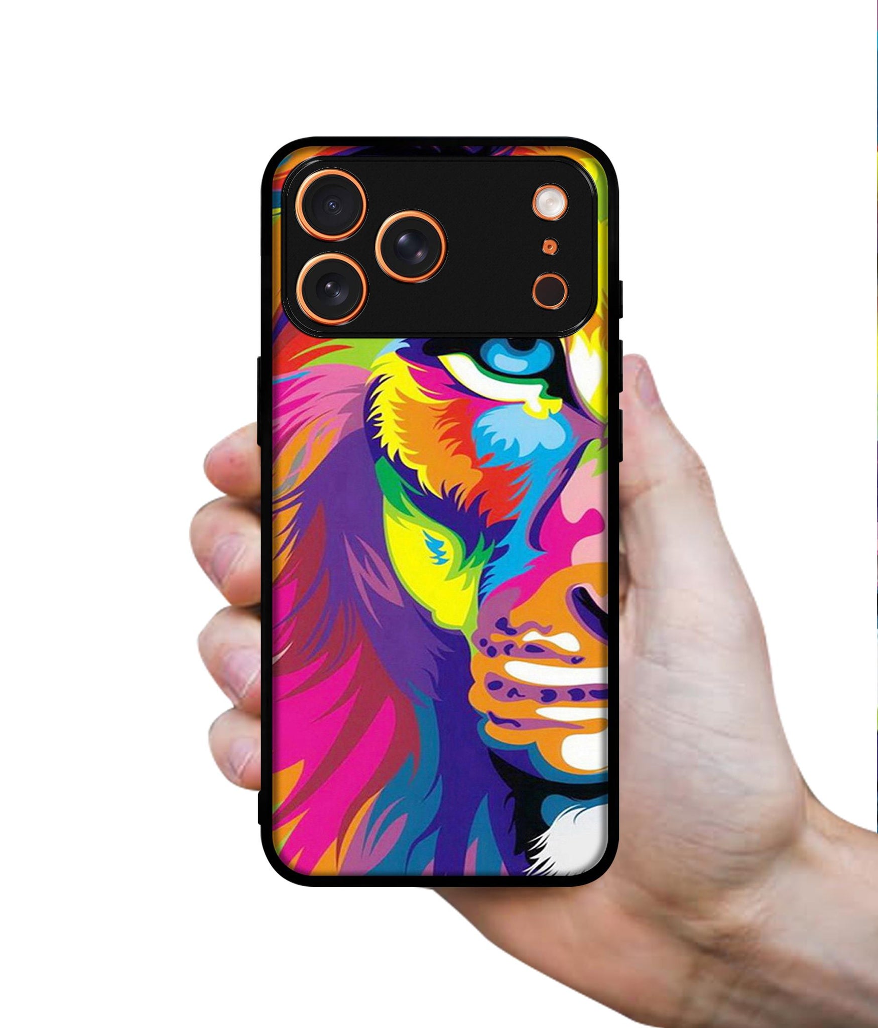 Lion Designer 2D Printed Back Case Cover for Apple iPhone 17 Pro