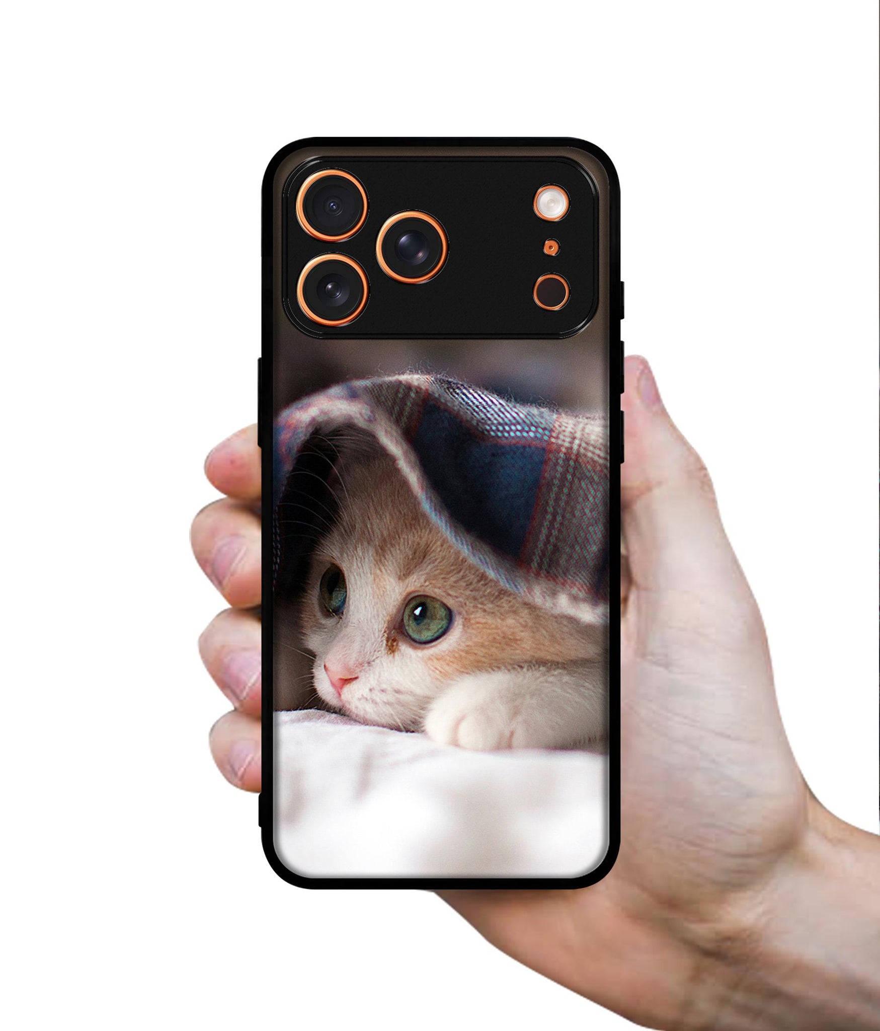Sleepy Kitten Designer 2D Printed Back Case Cover for Apple iPhone 17 Pro