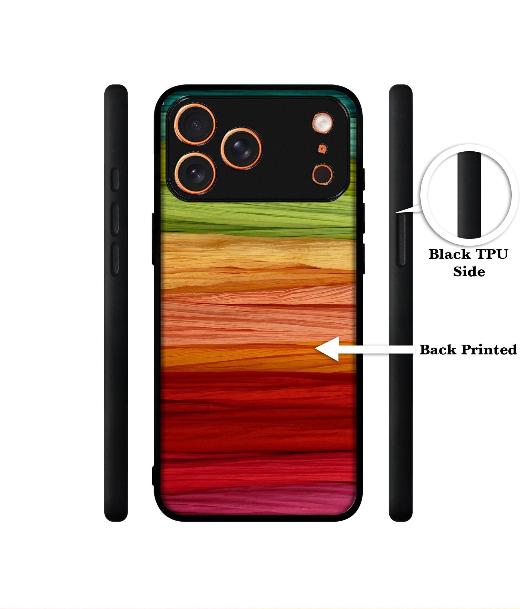Colorful Thread Designer 2D Printed Back Case Cover for Apple iPhone 17 Pro