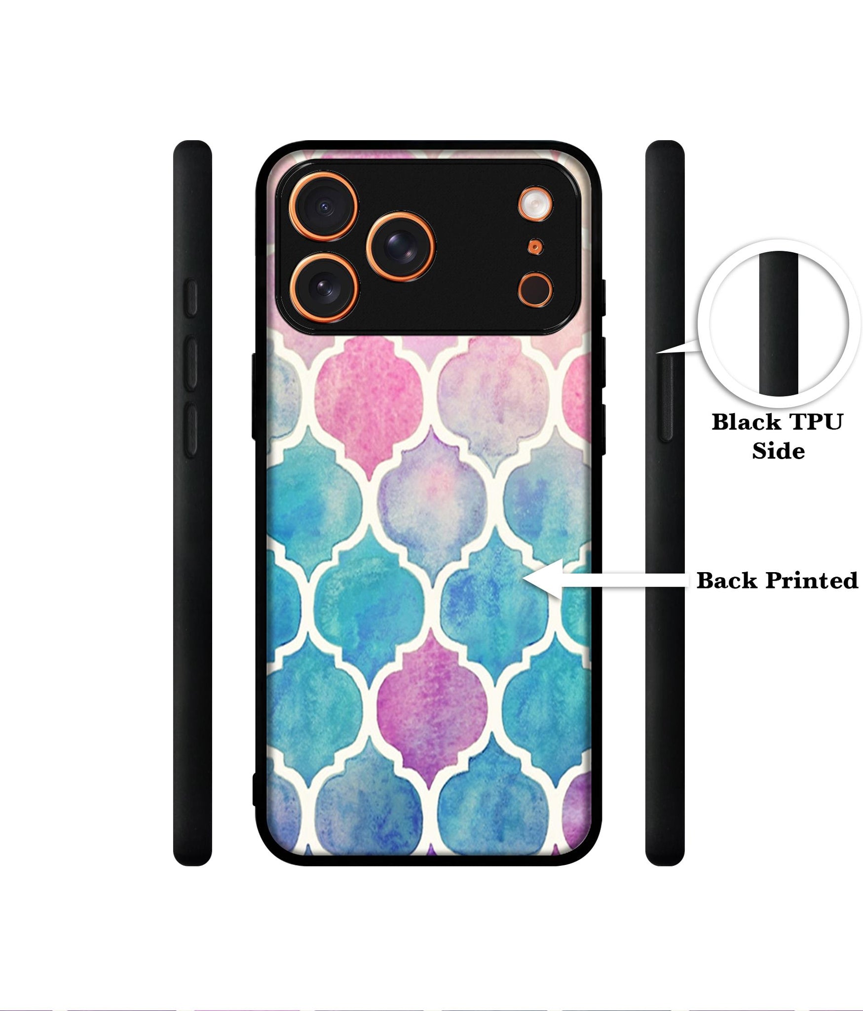 Patterns Art Designer 2D Printed Back Case Cover for Apple iPhone 17 Pro