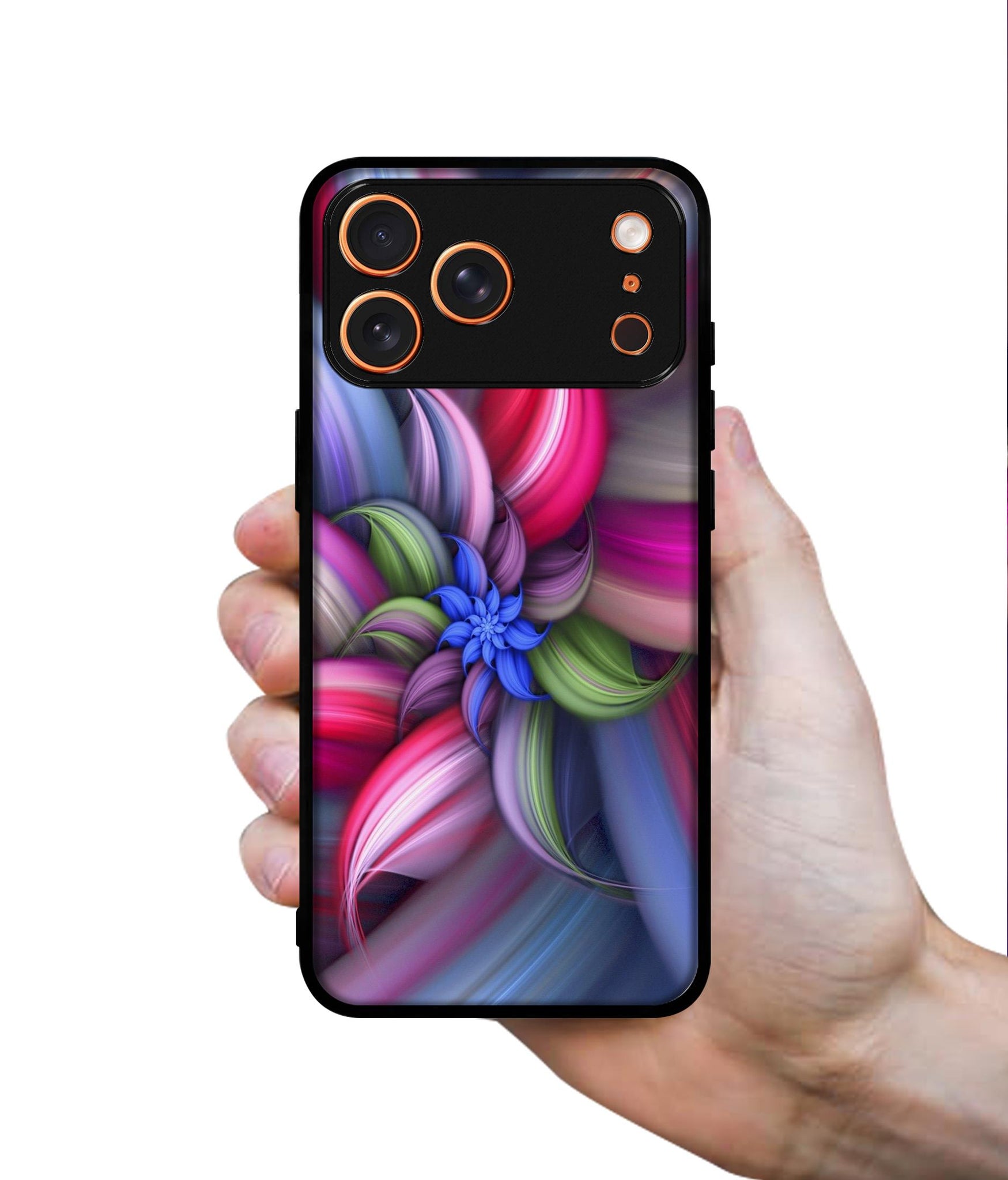 Colorful Flower Designer 2D Printed Back Case Cover for Apple iPhone 17 Pro