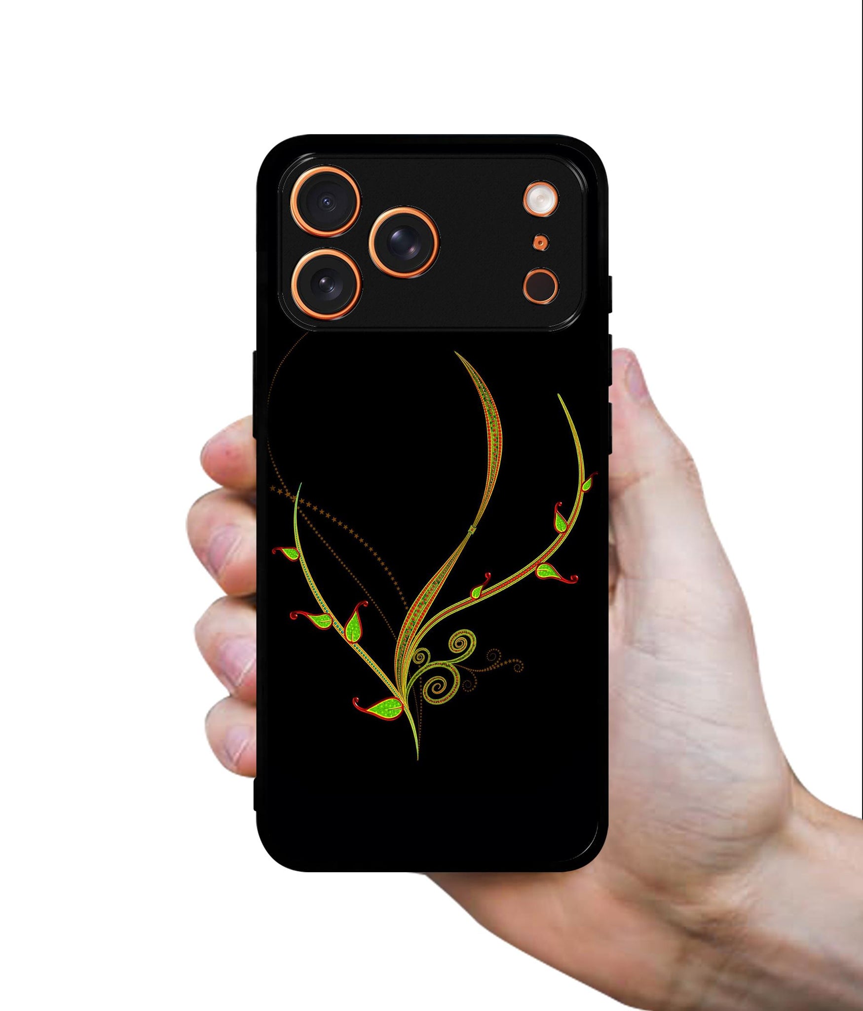 Yellow Pattern Designer 2D Printed Back Case Cover for Apple iPhone 17 Pro