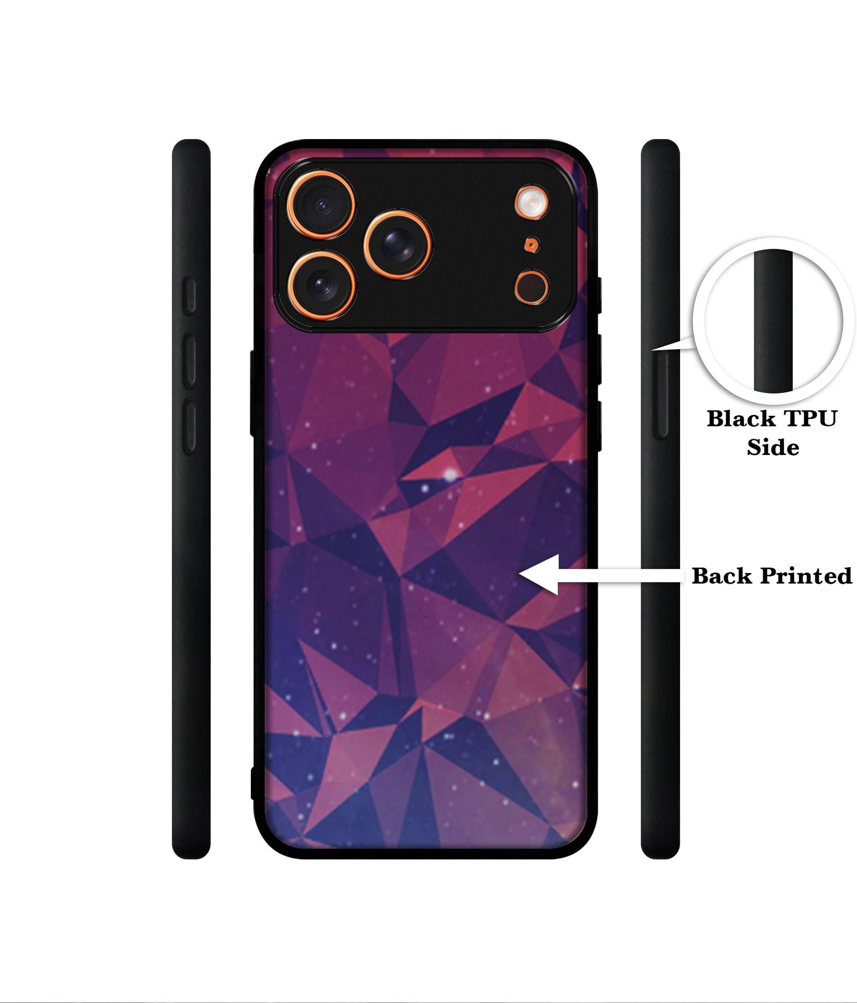 Bad Color Shape Designer 2D Printed Back Case Cover for Apple iPhone 17 Pro