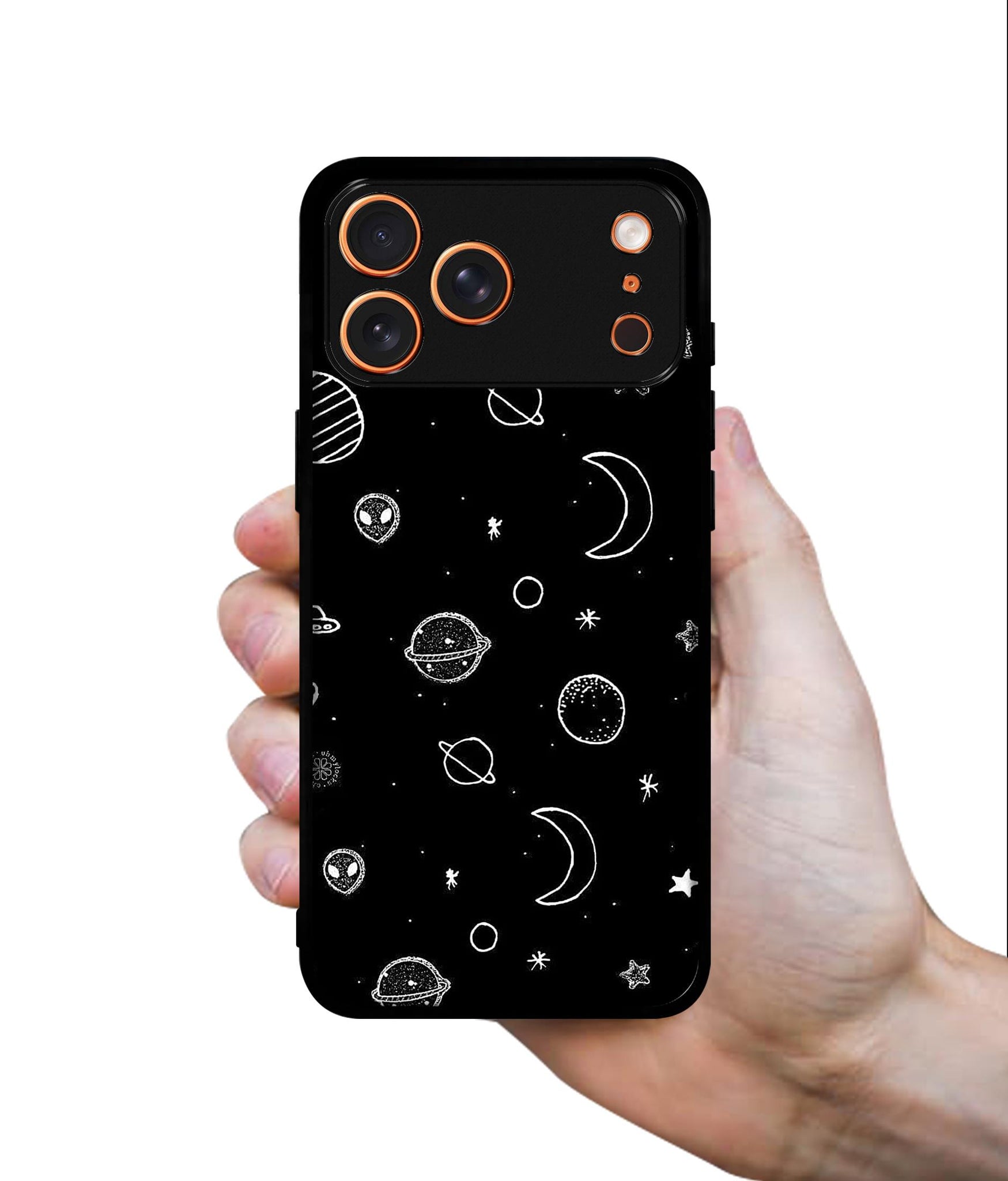 Space Stars Universe Designer 2D Printed Back Case Cover for Apple iPhone 17 Pro