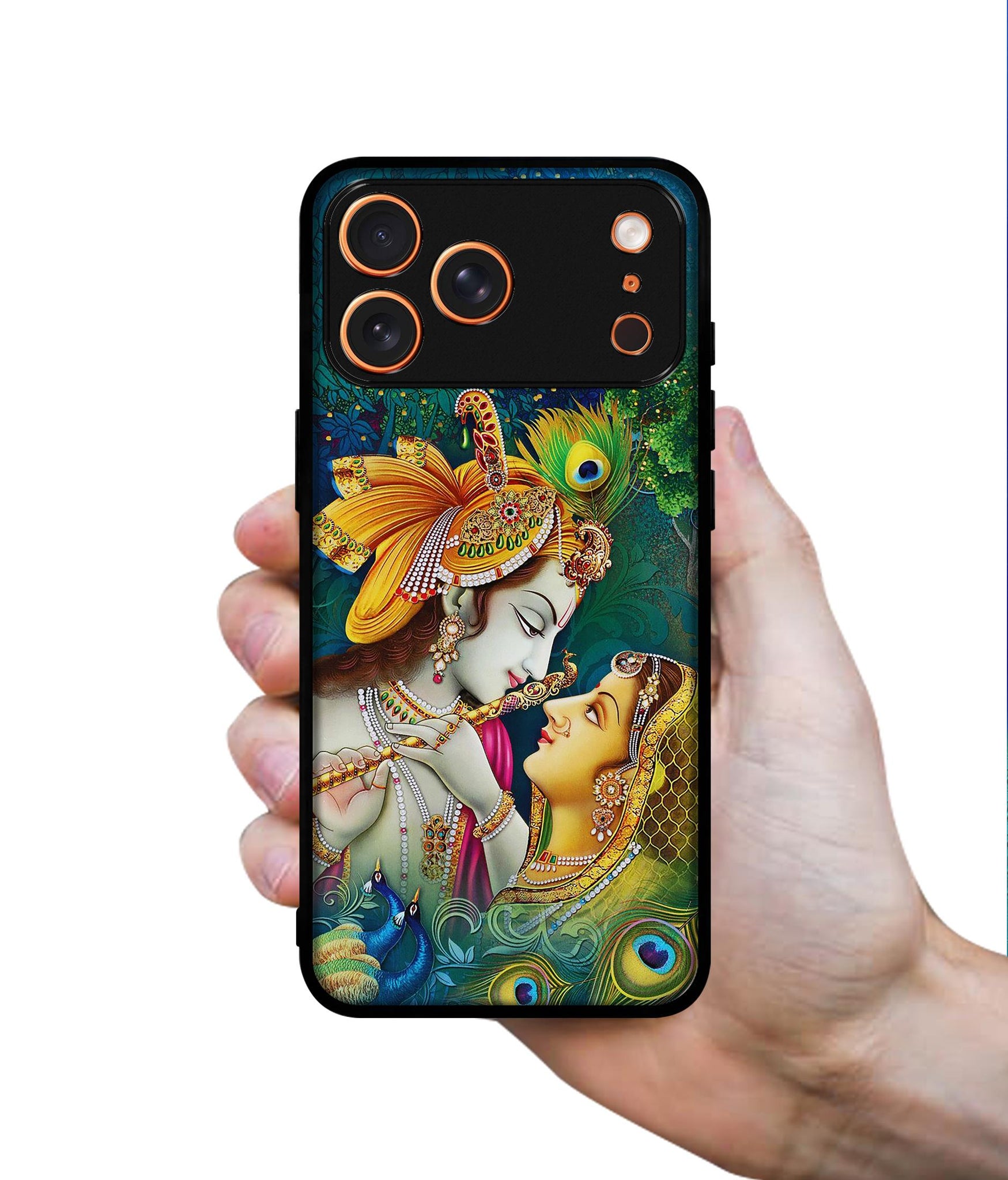 Radha Kishan Love Designer 2D Printed Back Case Cover for Apple iPhone 17 Pro