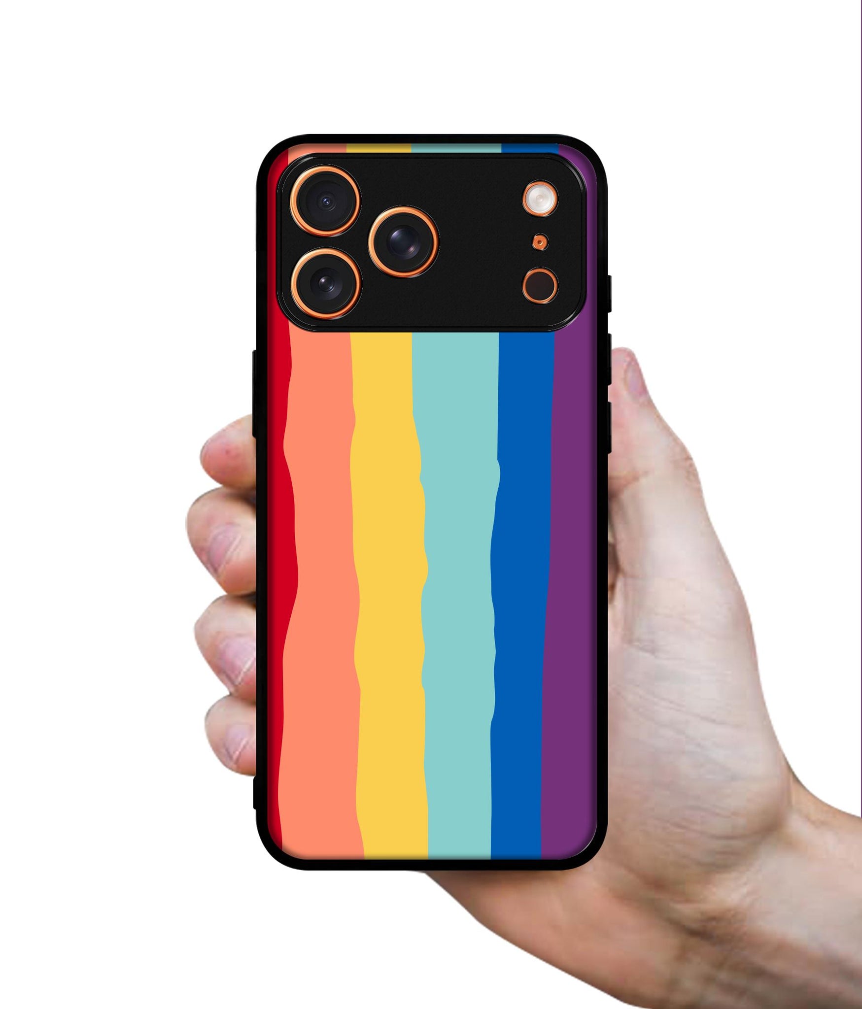 Rainbow Designer 2D Printed Back Case Cover for Apple iPhone 17 Pro